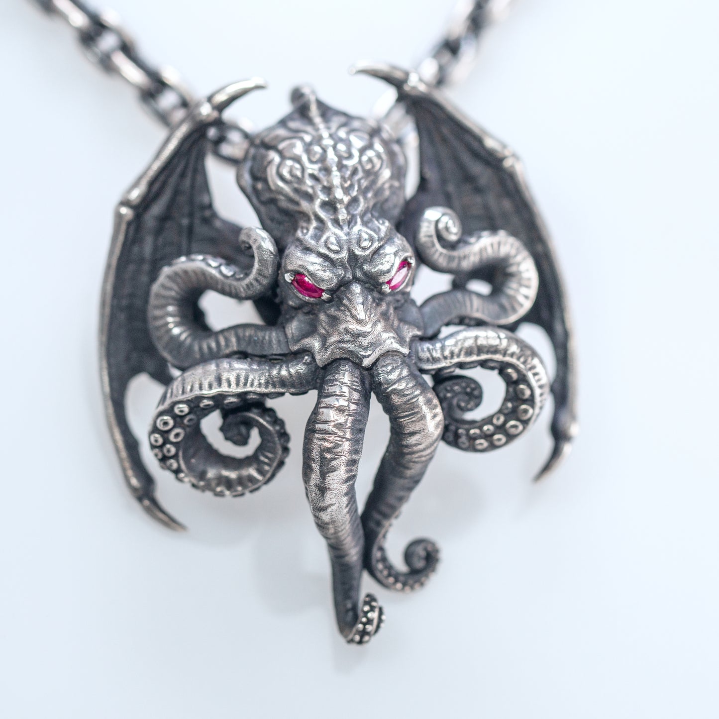 The Myth of Cthulhu Silver Pendant