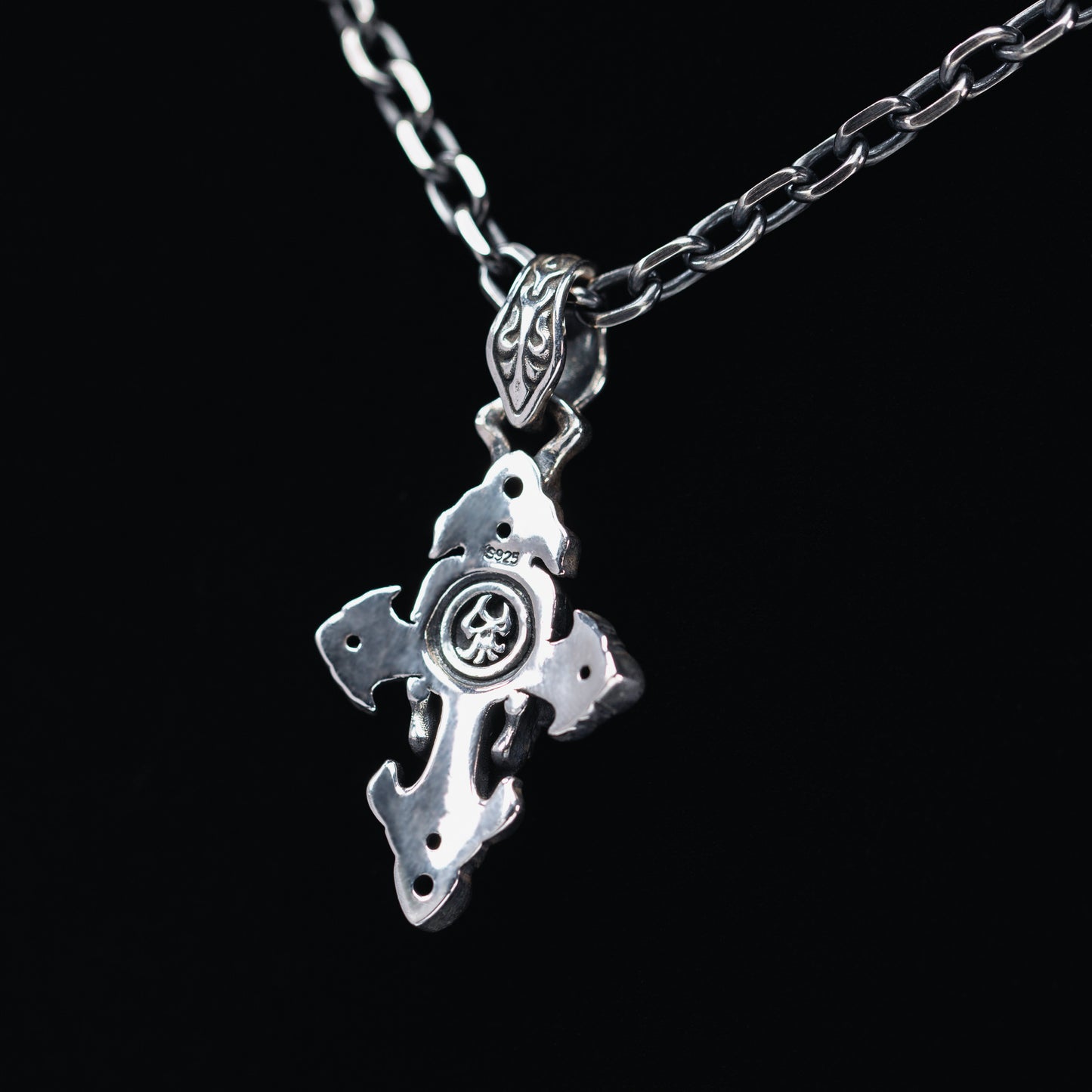 Skull Cross Pendant Necklace
