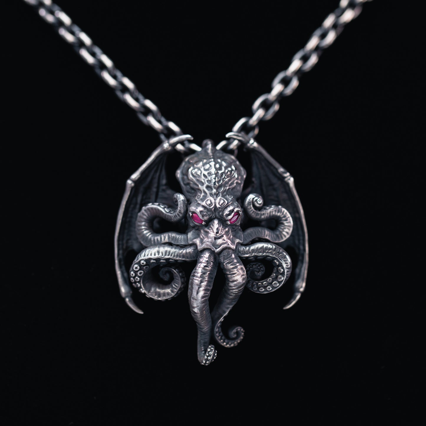 The Myth of Cthulhu Silver Pendant