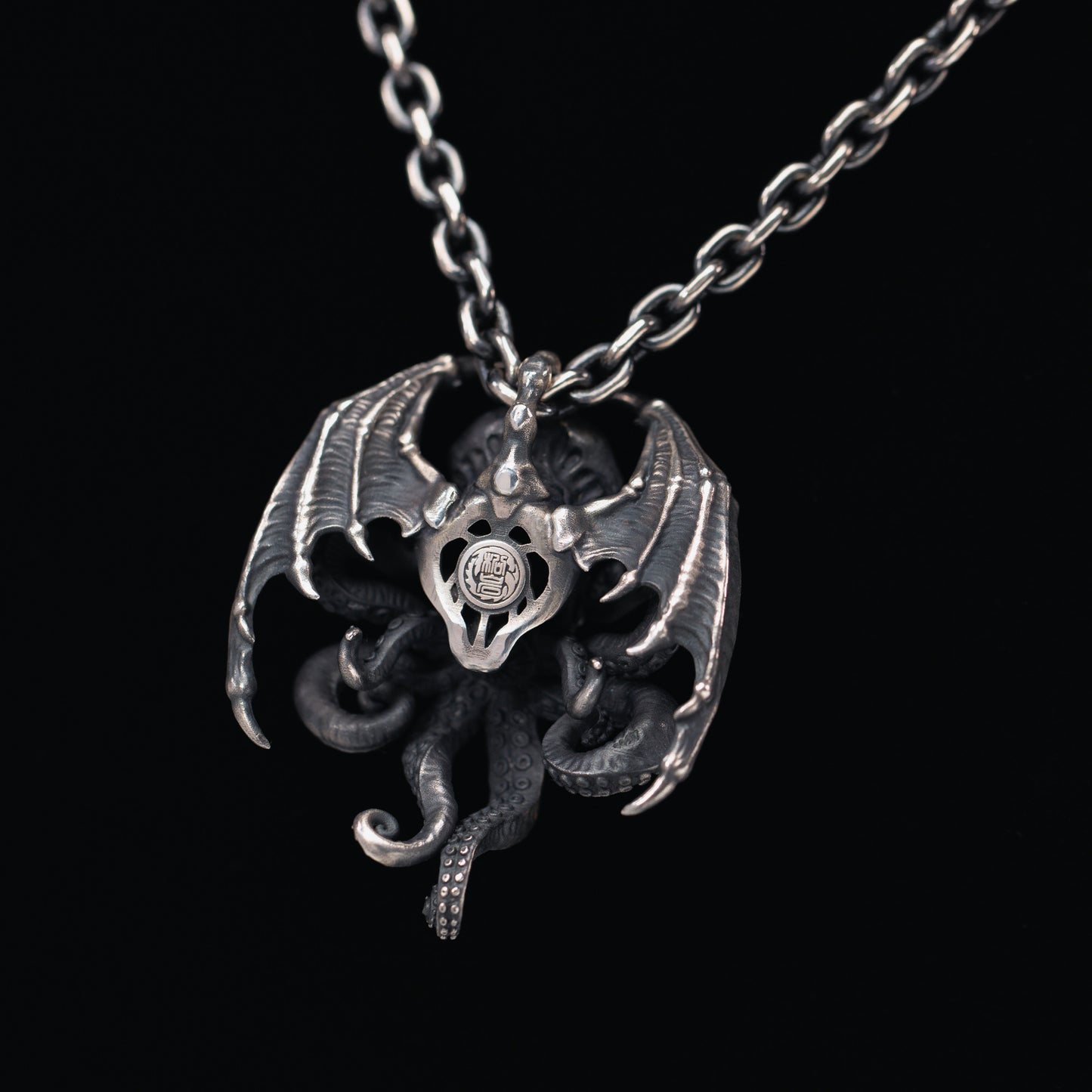 The Myth of Cthulhu Silver Pendant