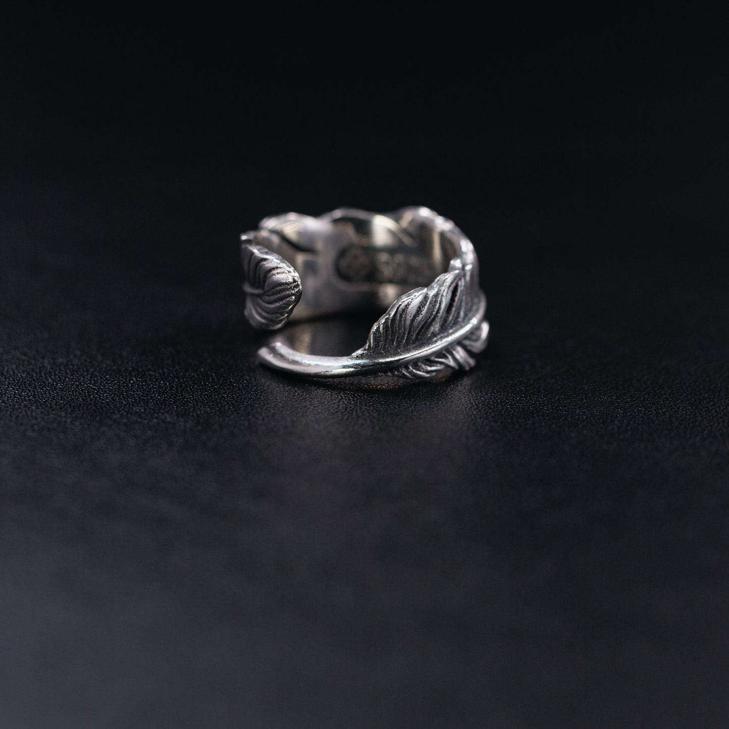 Feather Silver Ring