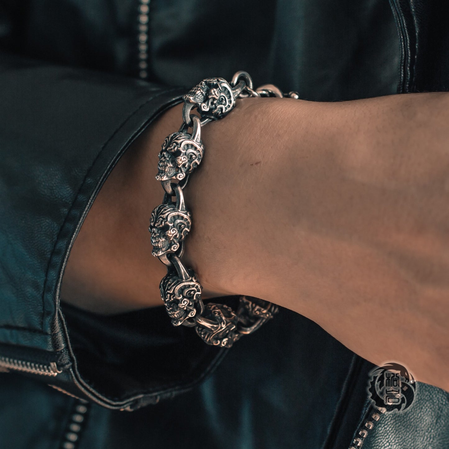 Skull Silver Bracelet