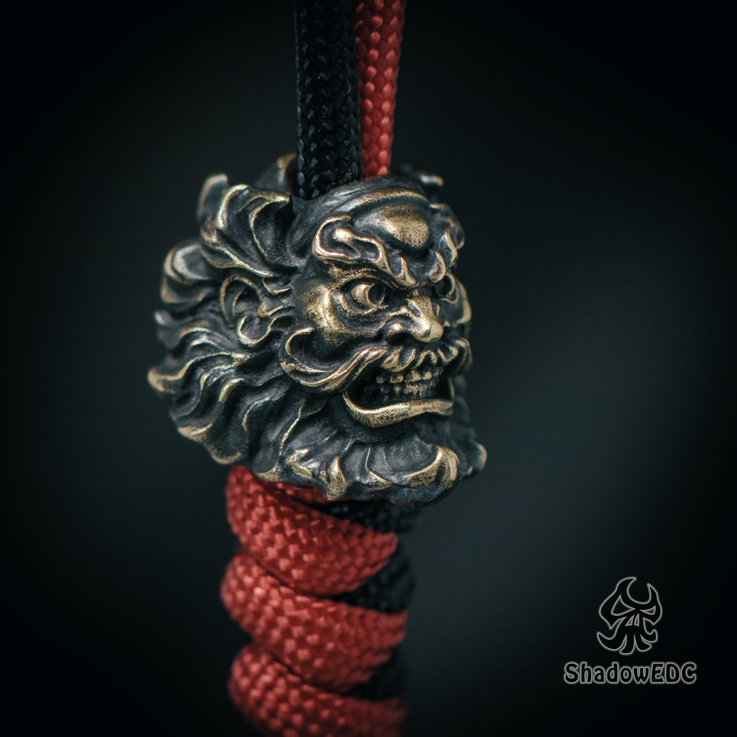 Zhong Kui Demon Queller Paracord Bead