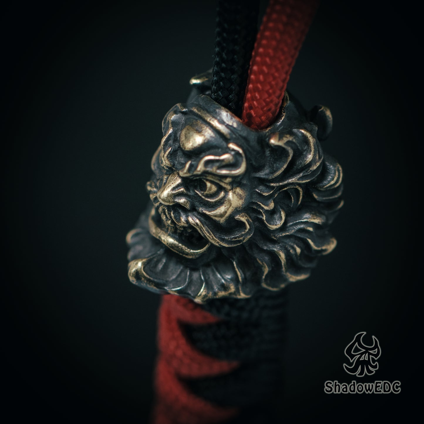 Zhong Kui Demon Queller Paracord Bead