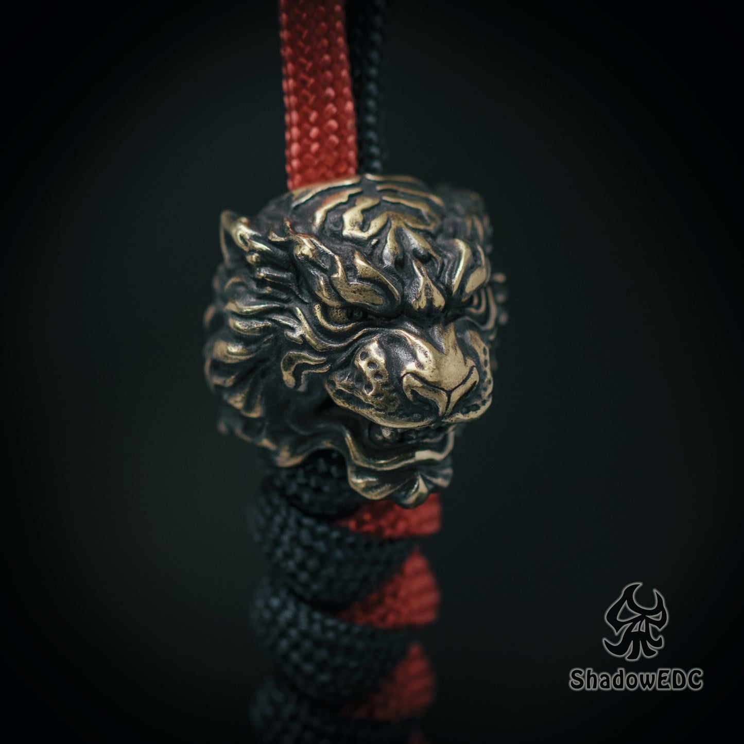 Tiger Paracord Bead