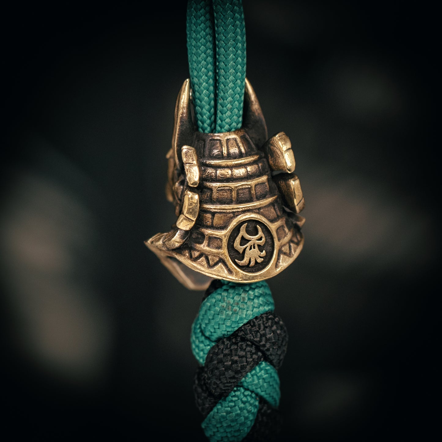 Anubis Egyptian God of Death Paracord Bead, lanyard bead,EDC beads