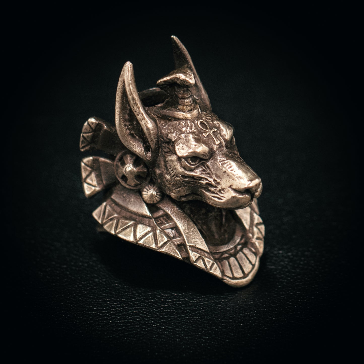 Anubis Egyptian God of Death Paracord Bead, lanyard bead,EDC beads