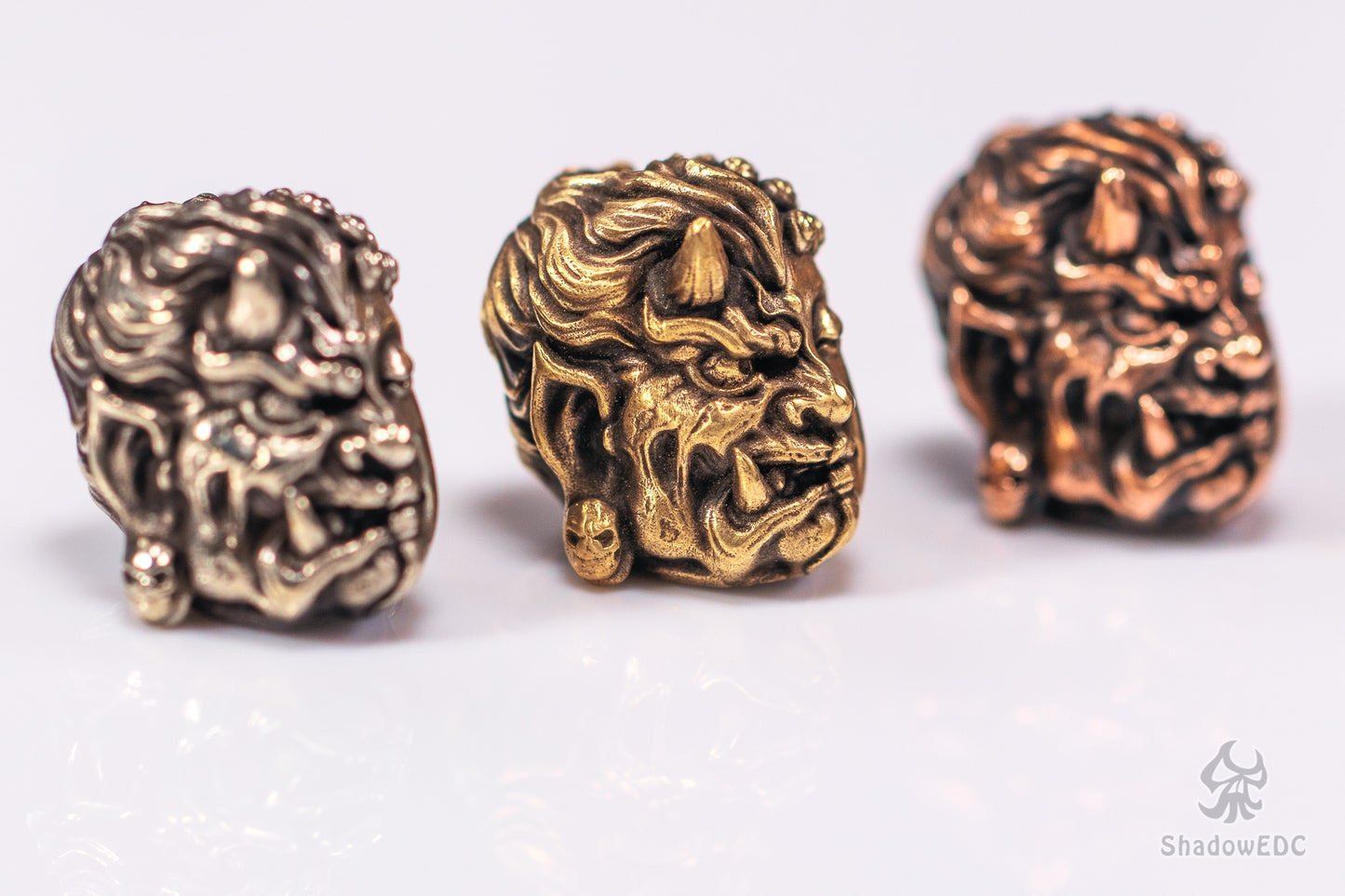 Buddha Fudo, Buddha or devi Paracord Bead for Knife, lanyard Pendants,custom beads,550 Paracord, Bracelet beads, and EDC Gears, ShadowEDC DIY Outdoor Survival Tool Accessories