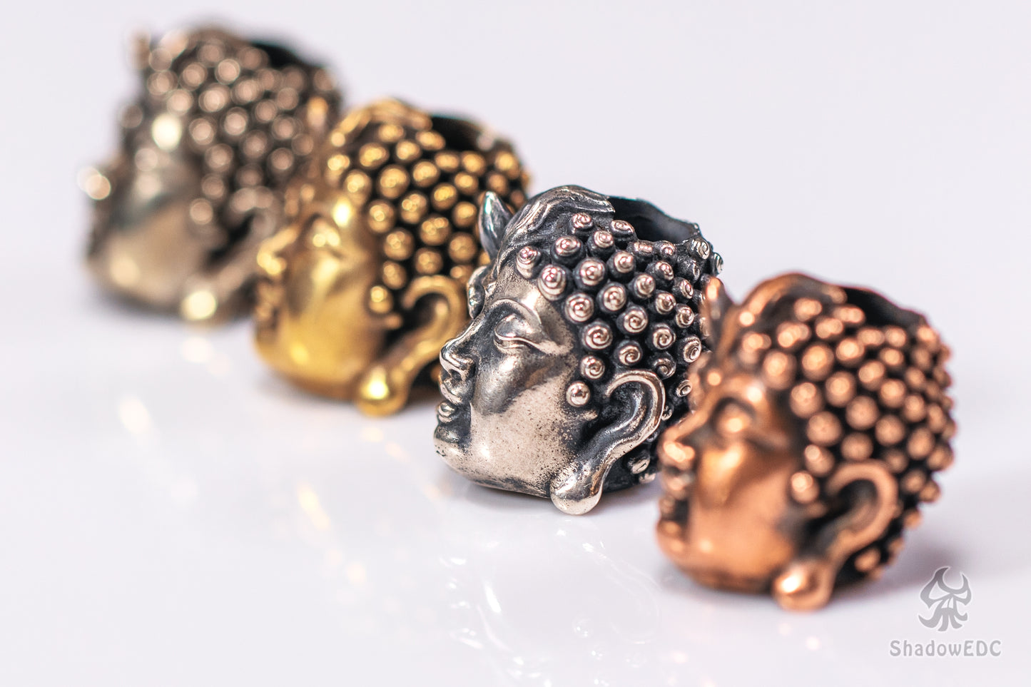 Buddha Fudo, Buddha or devi Paracord Bead for Knife, lanyard Pendants,custom beads,550 Paracord, Bracelet beads, and EDC Gears, ShadowEDC DIY Outdoor Survival Tool Accessories