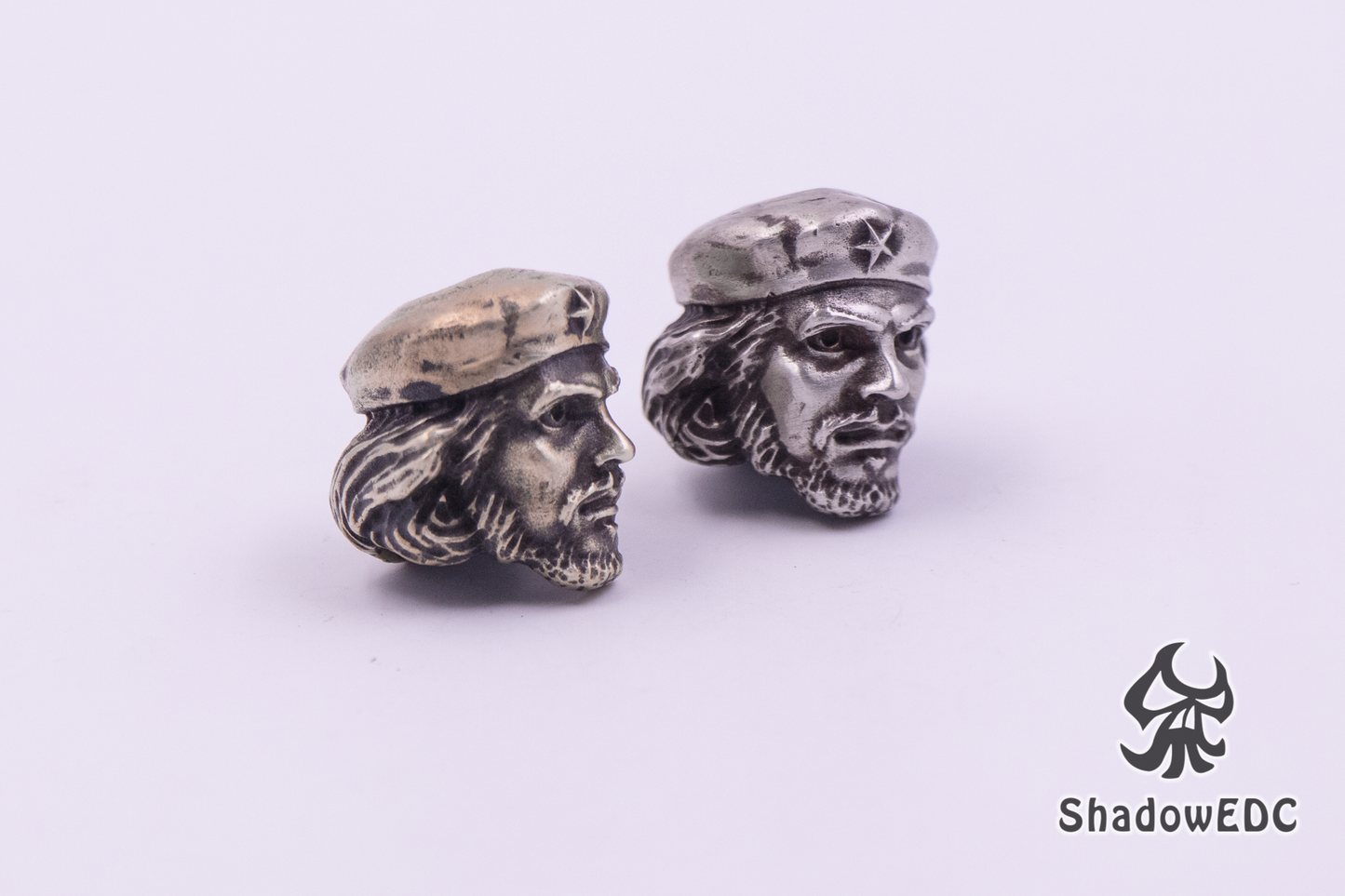 Che Guevara Paracord Bead for Knife, lanyard Pendants,custom beads,550 Paracord, Bracelet beads, and EDC Gears, ShadowEDC DIY Outdoor Survival Tool Accessories
