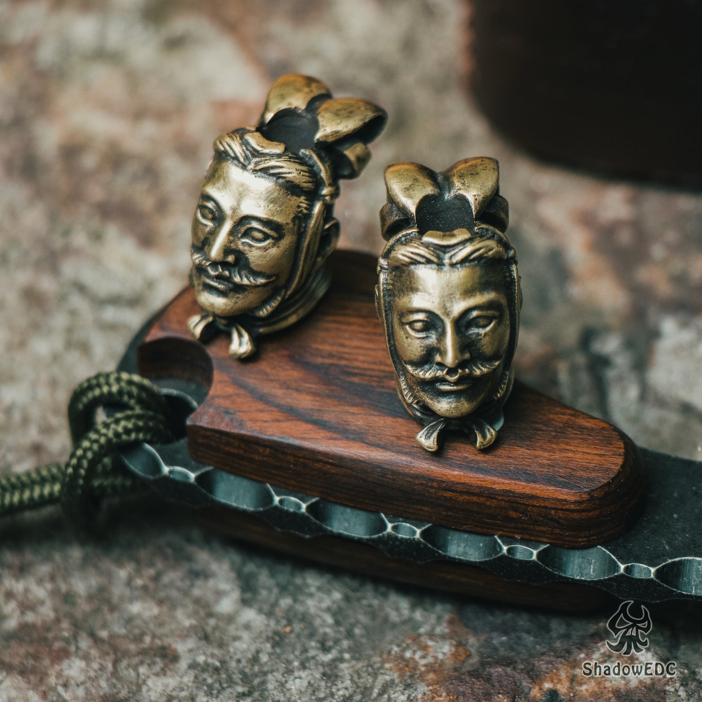 Chinese terracotta army Paracord Bead for Knife, lanyard Pendants,custom beads,550 Paracord, Bracelet beads, and EDC Gears, ShadowEDC DIY Outdoor Survival Tool Accessories