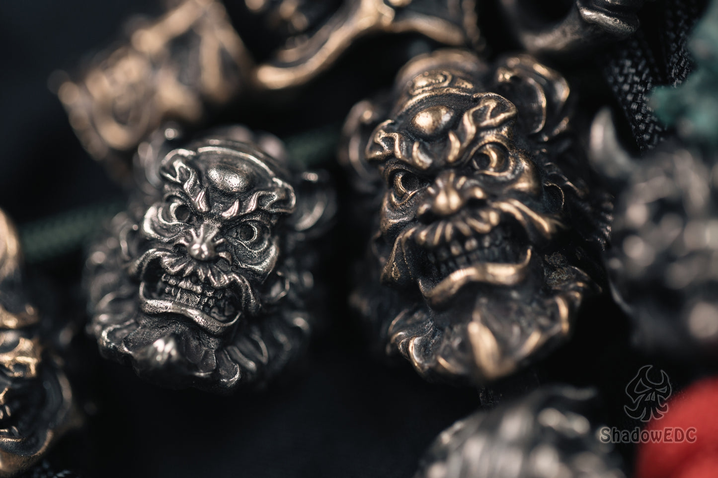 Zhong Kui Demon Queller Paracord Bead