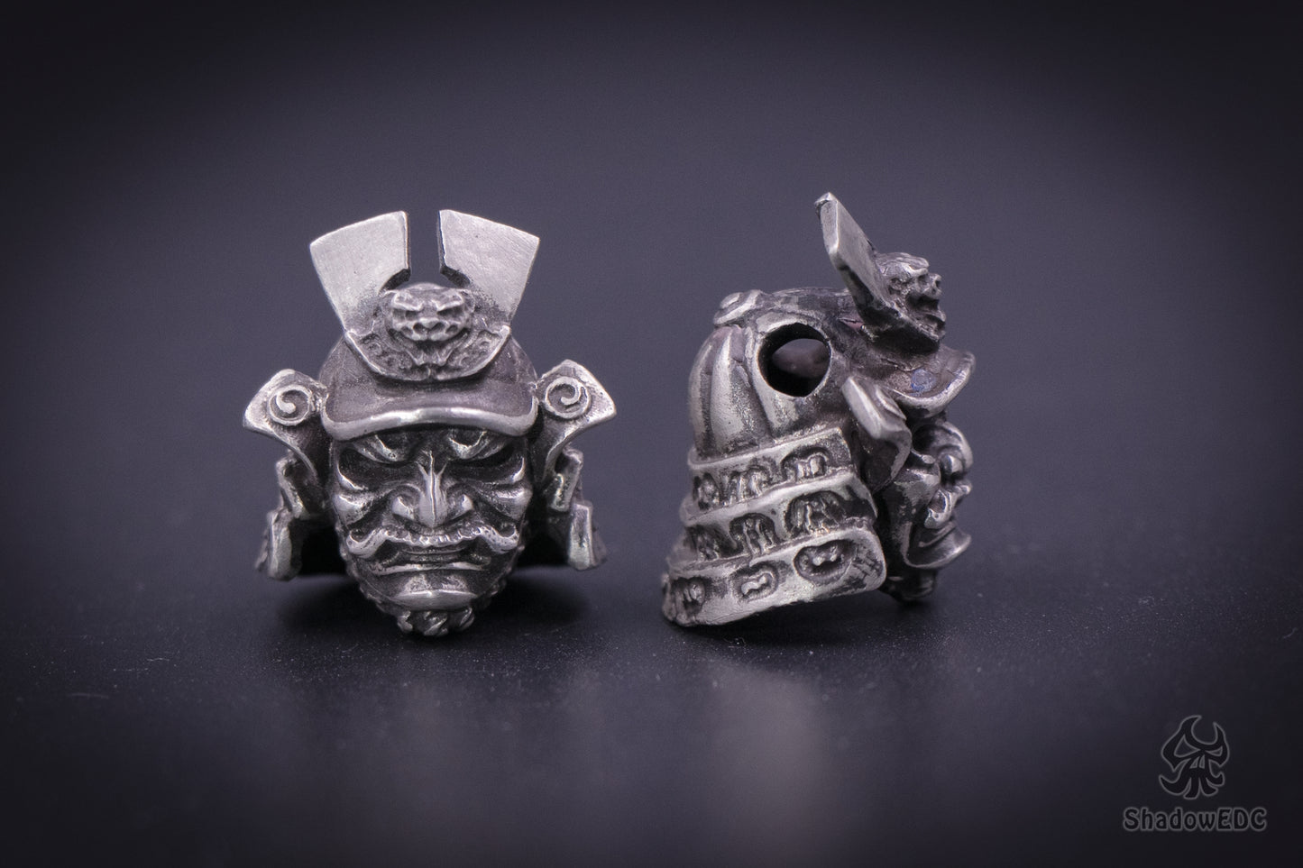 Japanese General Samurai Paracord Bead for Knife, lanyard Pendants,custom beads,550 Paracord, Bracelet beads, and EDC Gears, ShadowEDC DIY Outdoor Survival Tool Accessories
