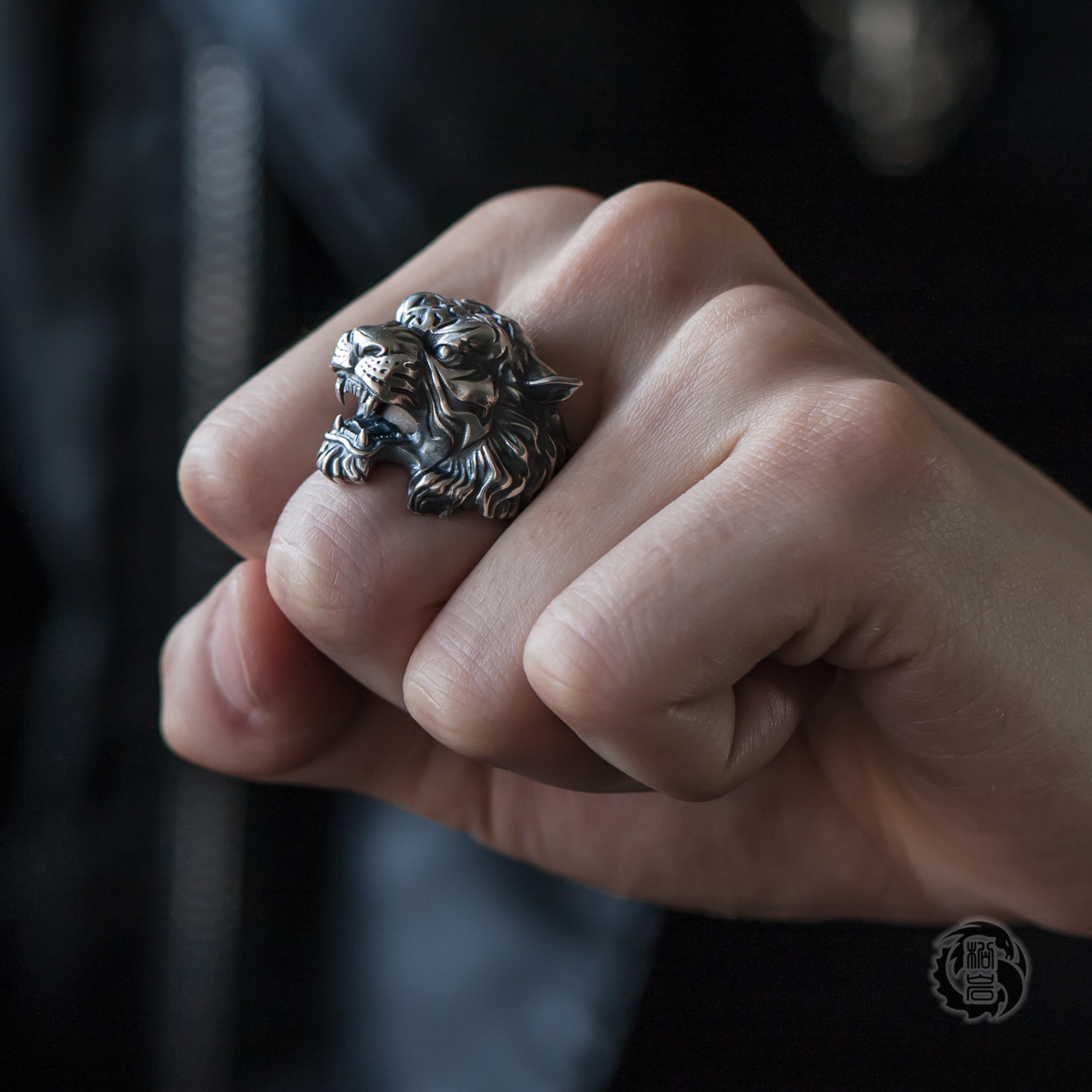 Silver Tiger Ring 08