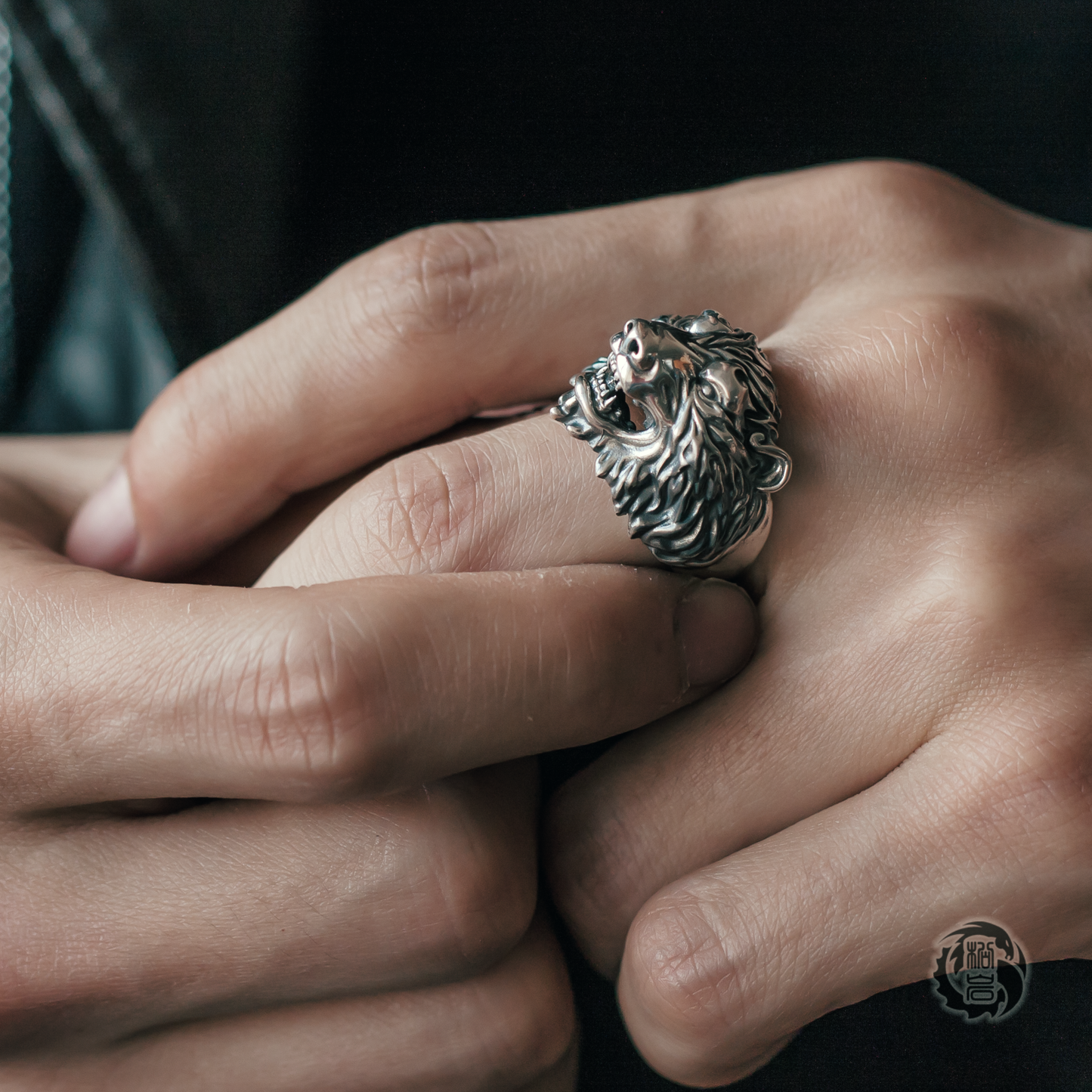 Bear Silver Ring