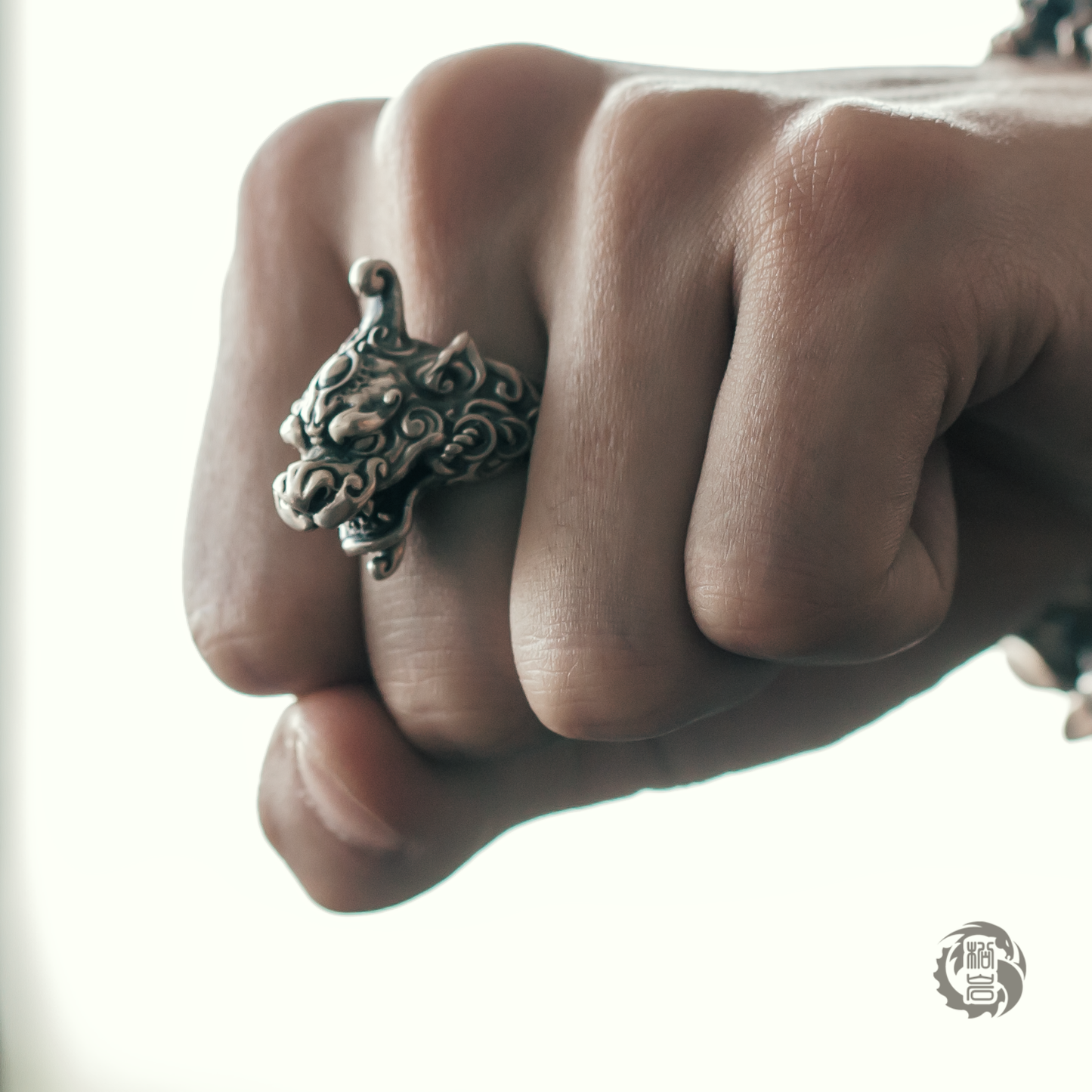 Pixiu Silver Ring