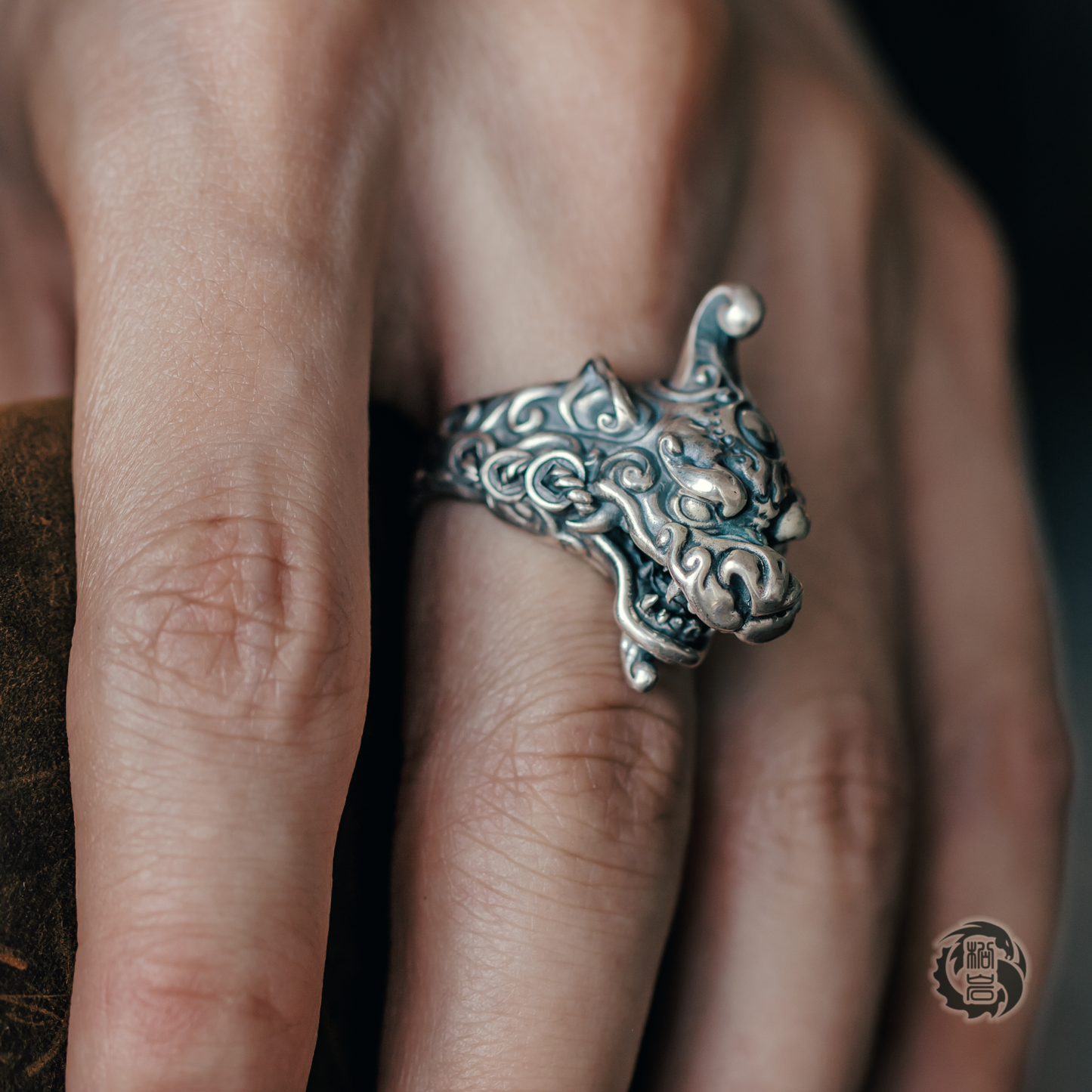 Pixiu Silver Ring