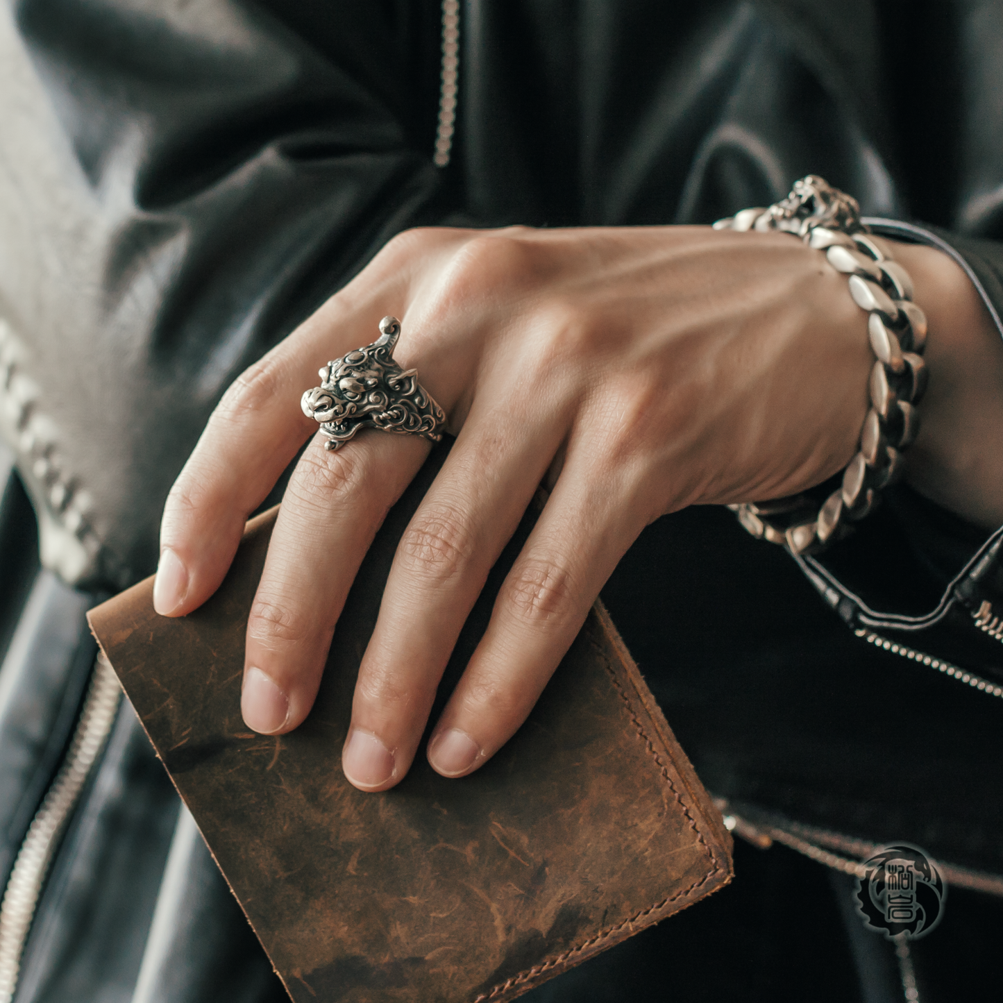 Pixiu Silver Ring