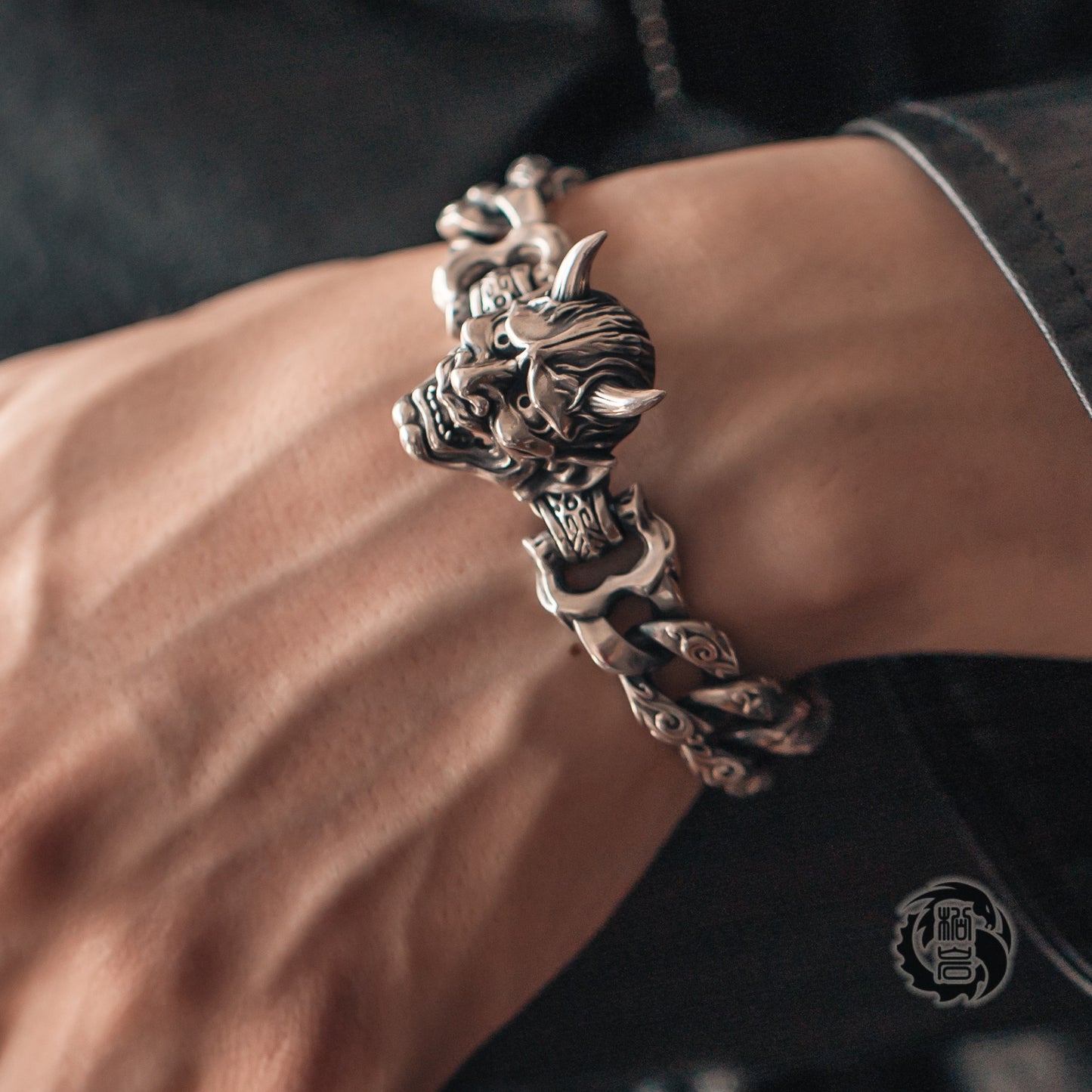Hannya Silver Bracelet