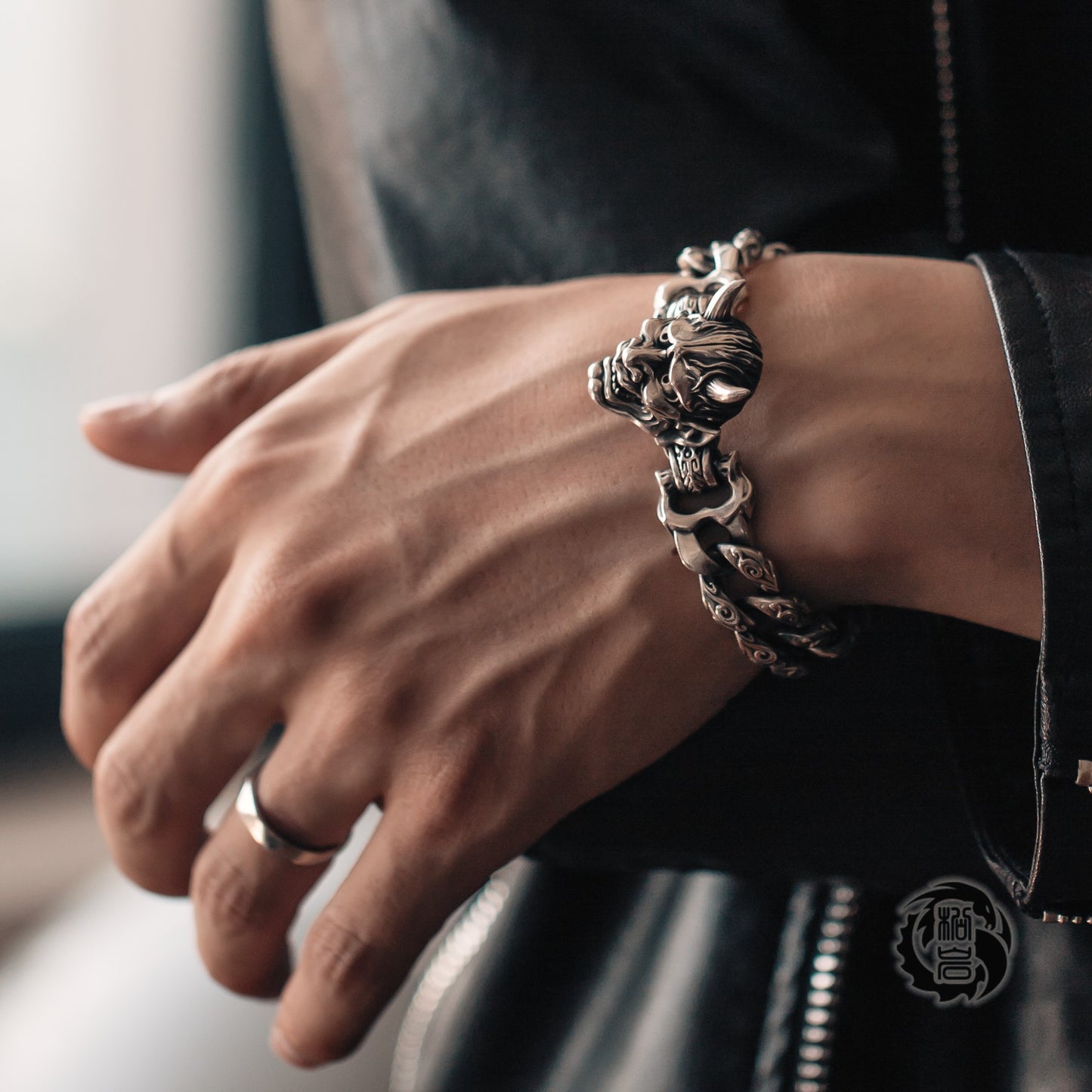 Hannya Silver Bracelet