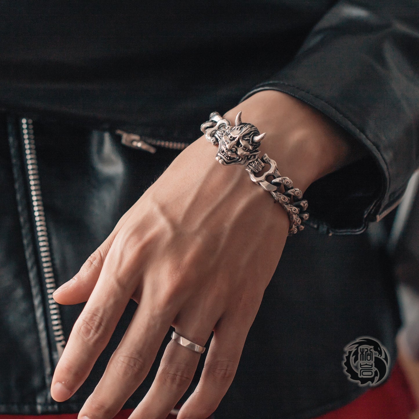 Hannya Silver Bracelet