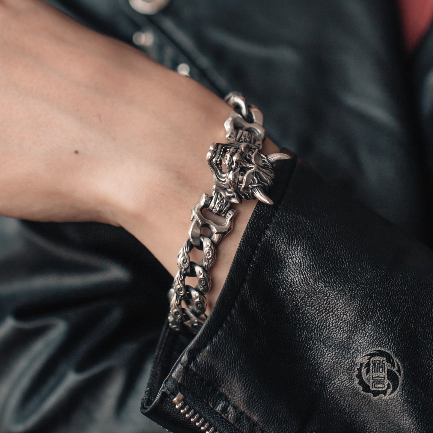 Hannya Silver Bracelet