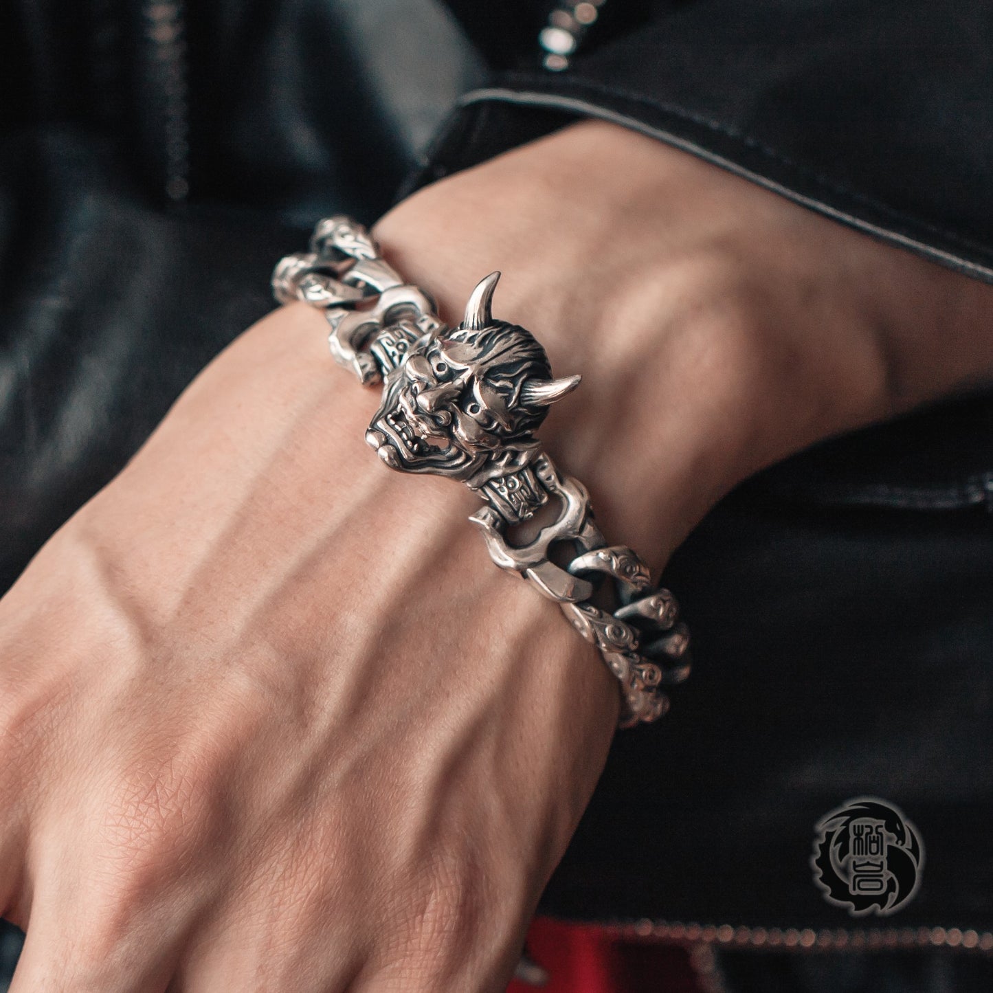 Hannya Silver Bracelet