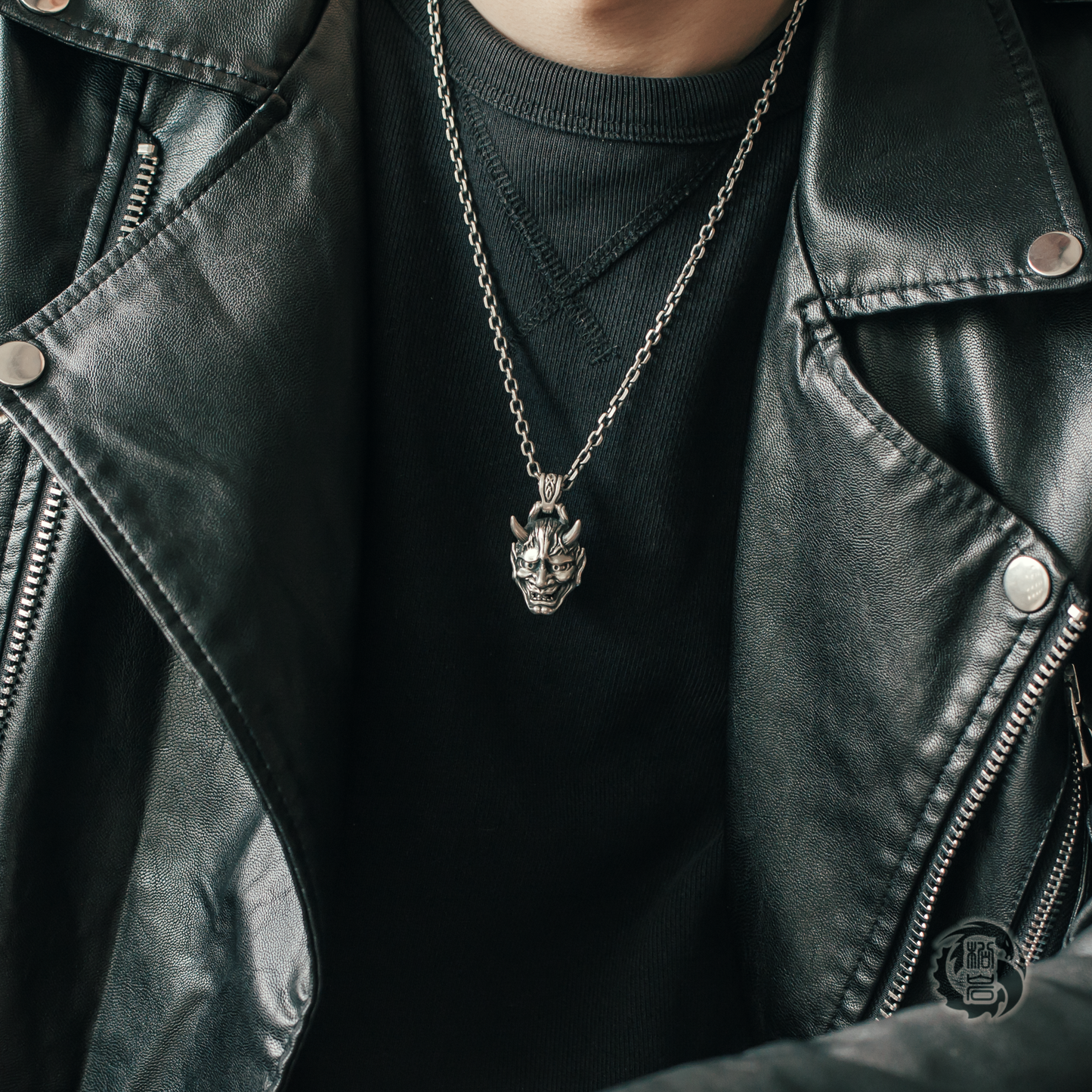 Hannya Silver Pendant