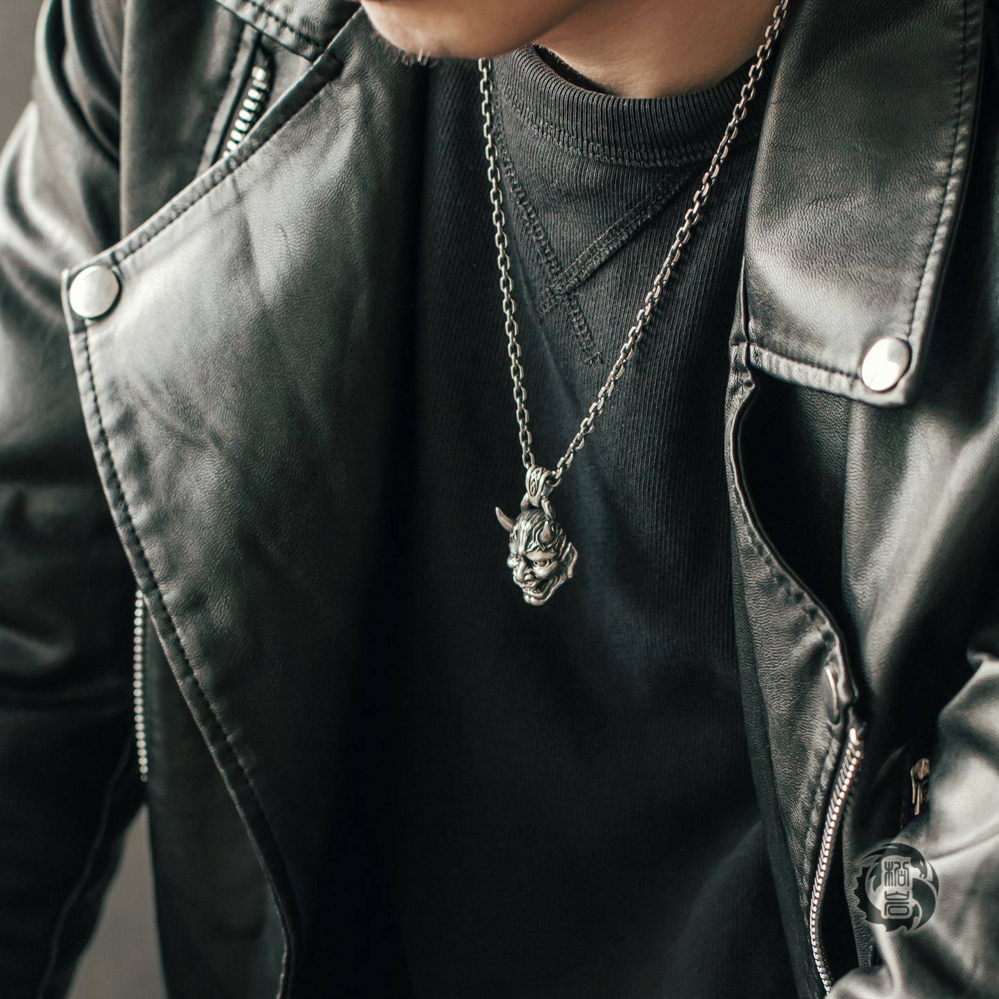 Hannya Silver Pendant
