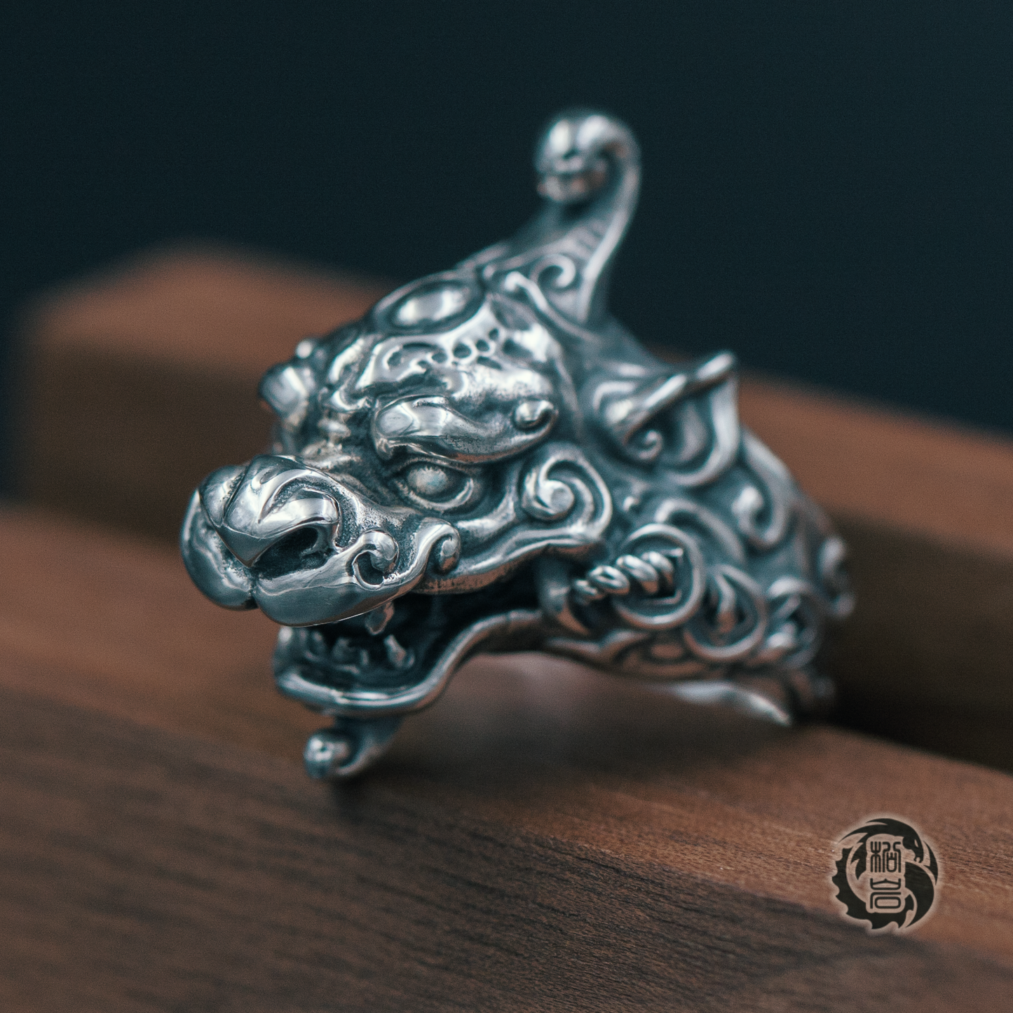 Pixiu Silver Ring