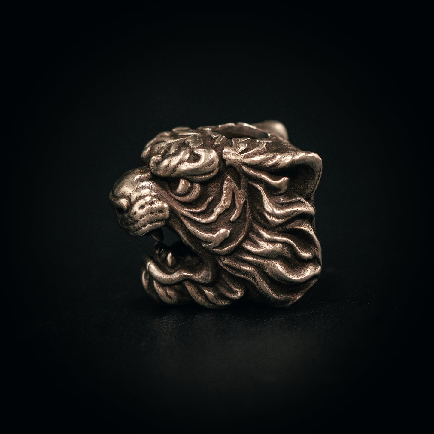 Tiger Head Paracord Bead