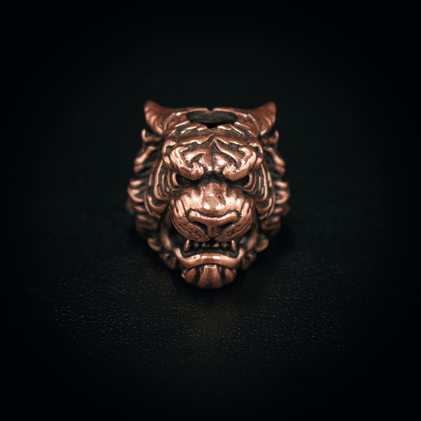 Tiger Head Paracord Bead