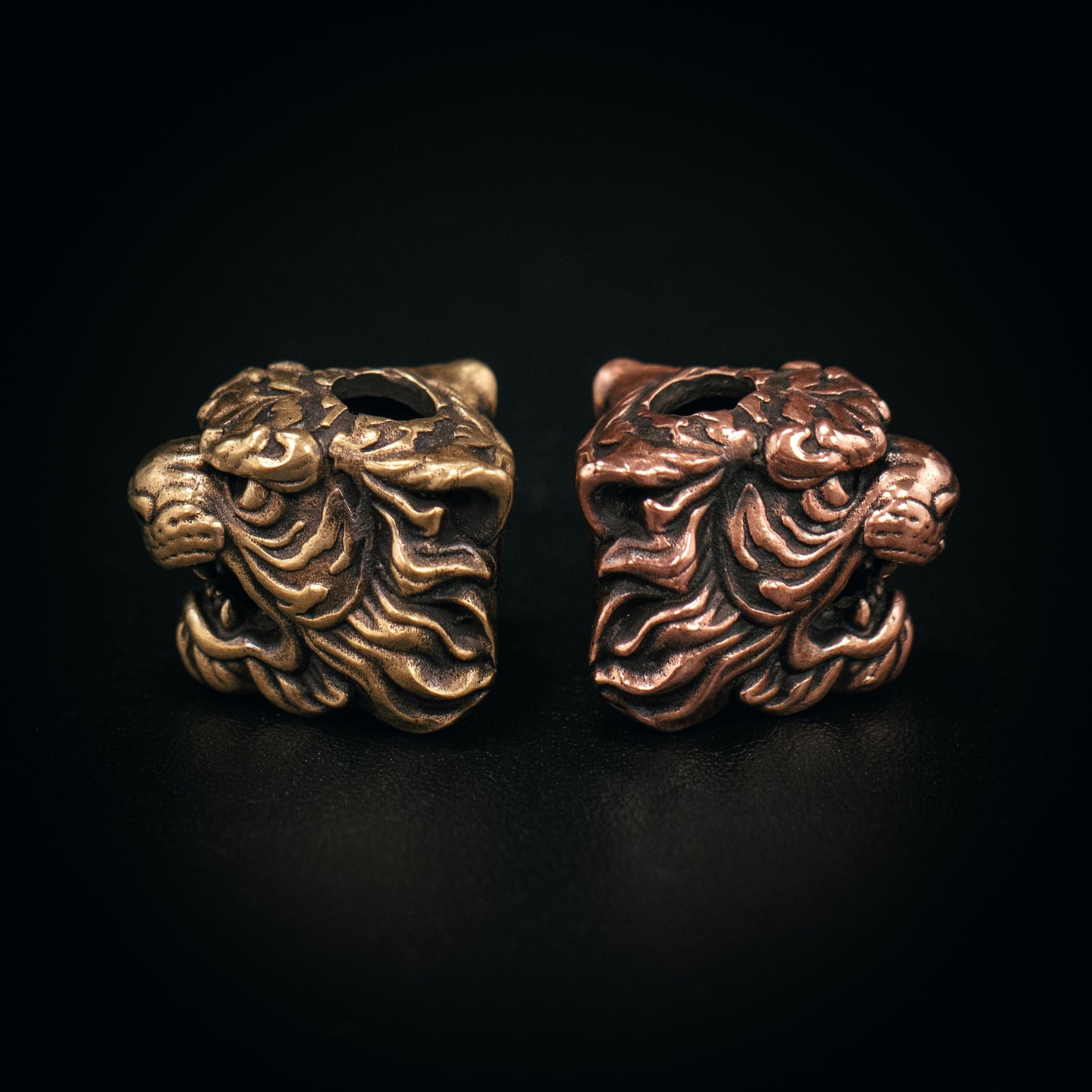 Tiger Head Paracord Bead