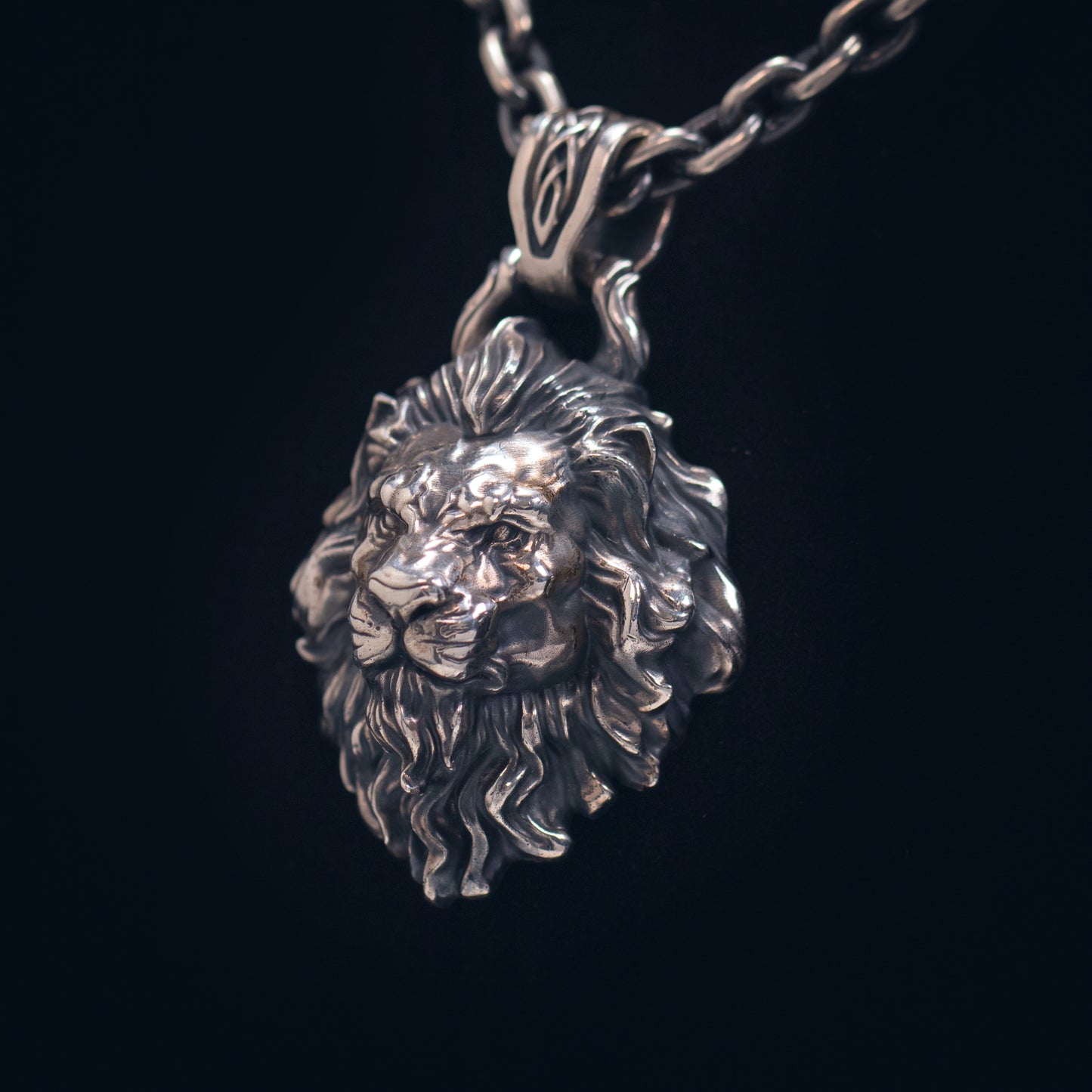 Lion Silver Pendant _ Big