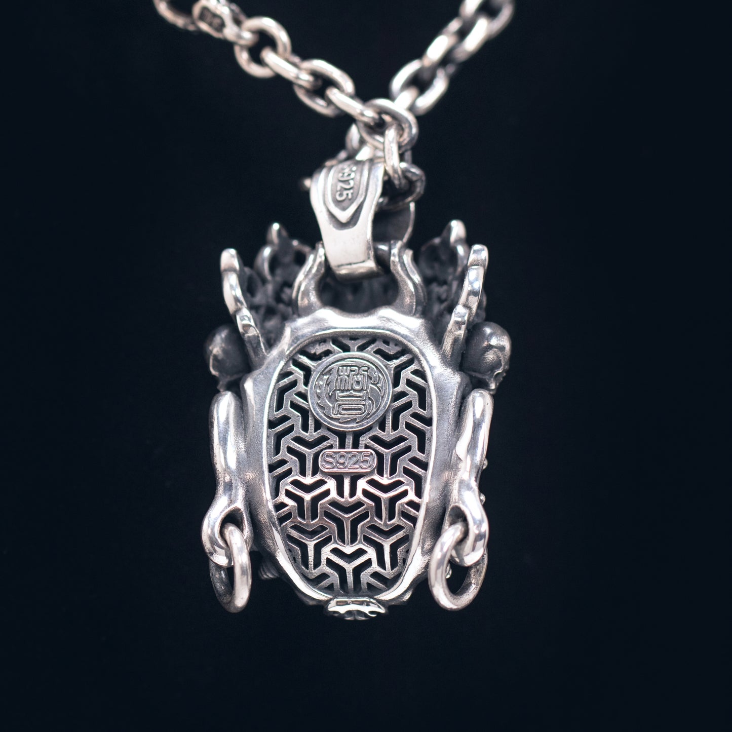 Mahakala Silver Pendant _ Big