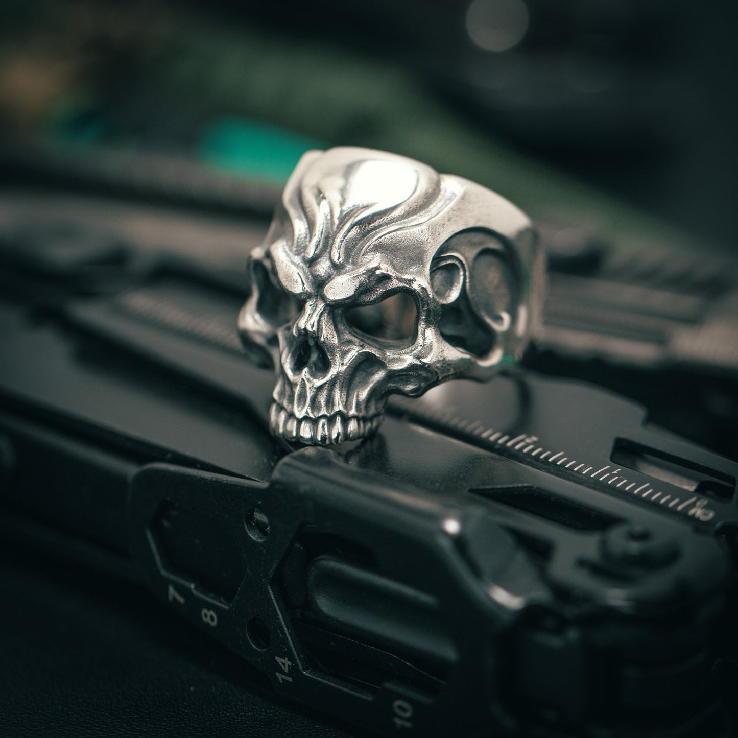 Skull Silver Ring