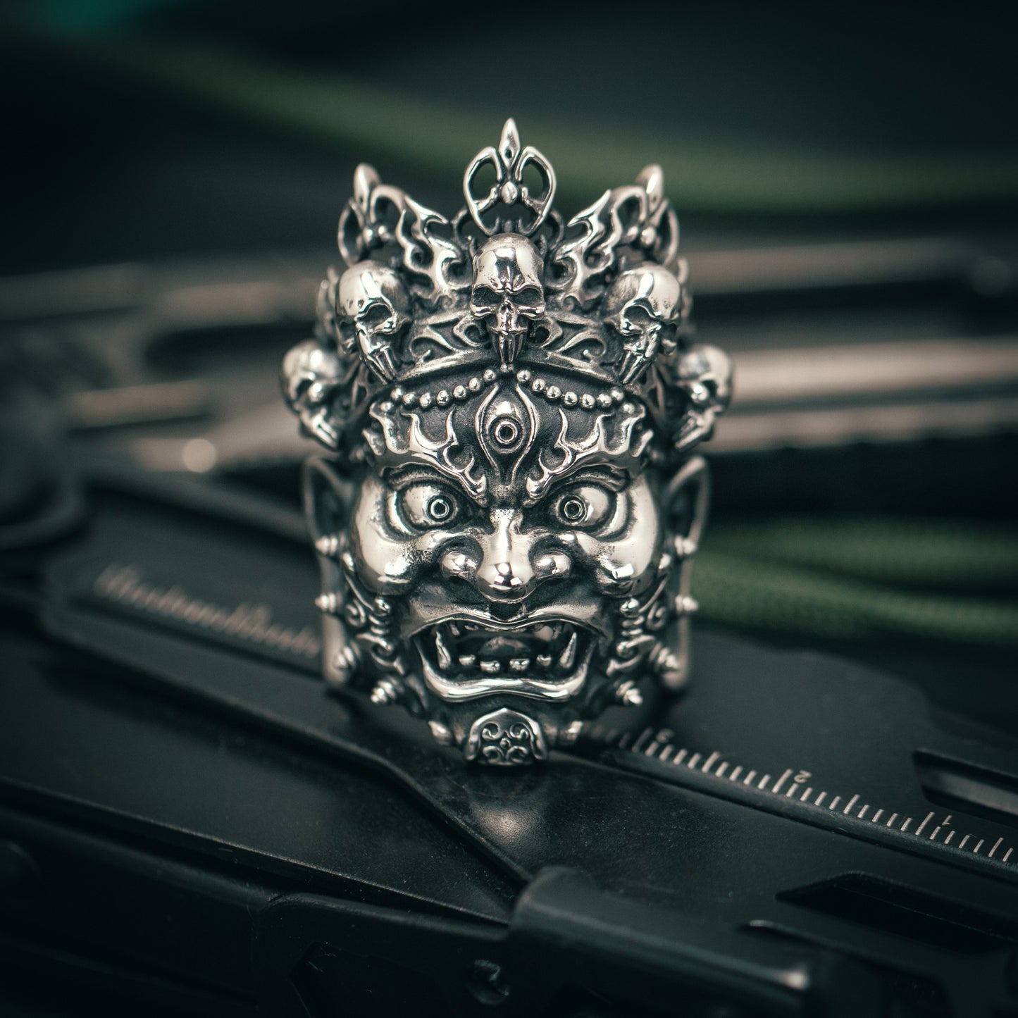 Silver Mahakala Ring