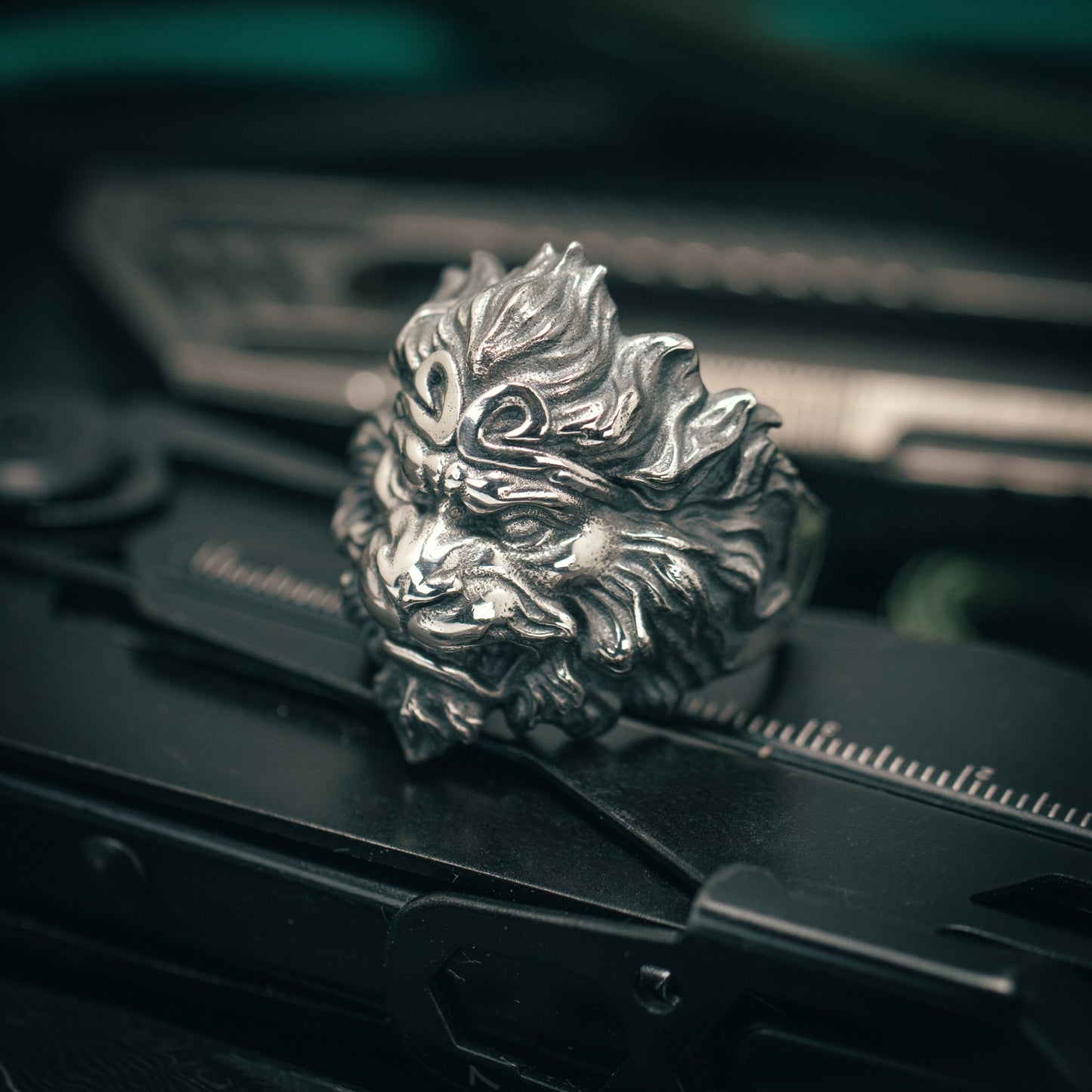 Monkey King 925 Silver Ring 02