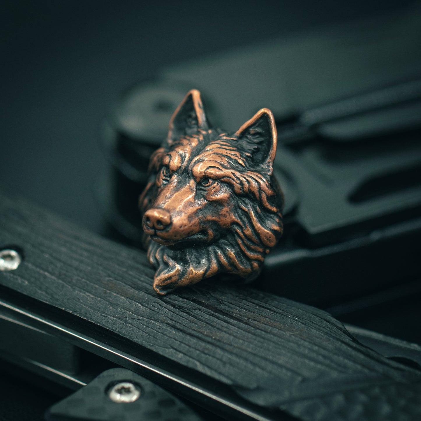Wolf Paracord Bead