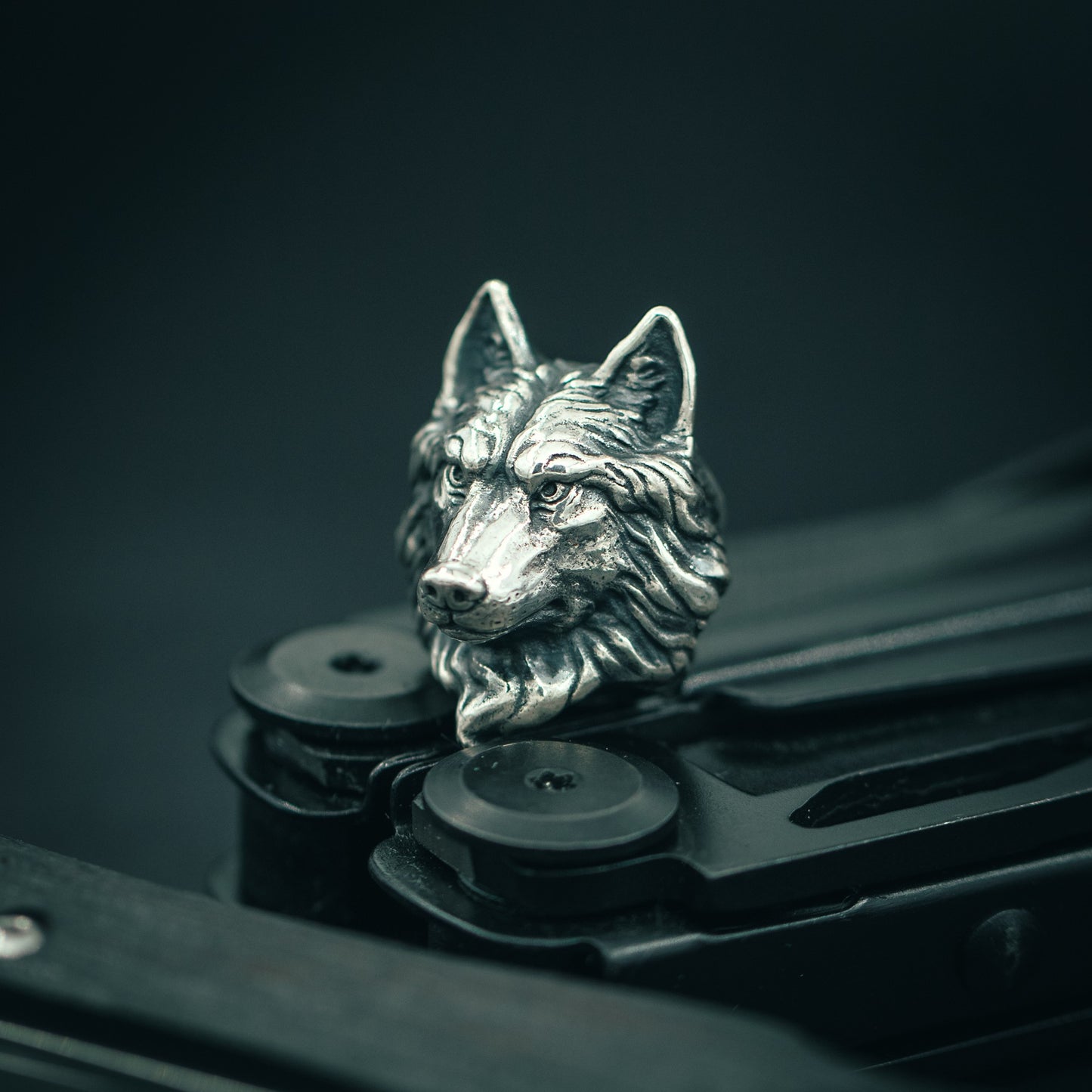 Wolf Paracord Bead