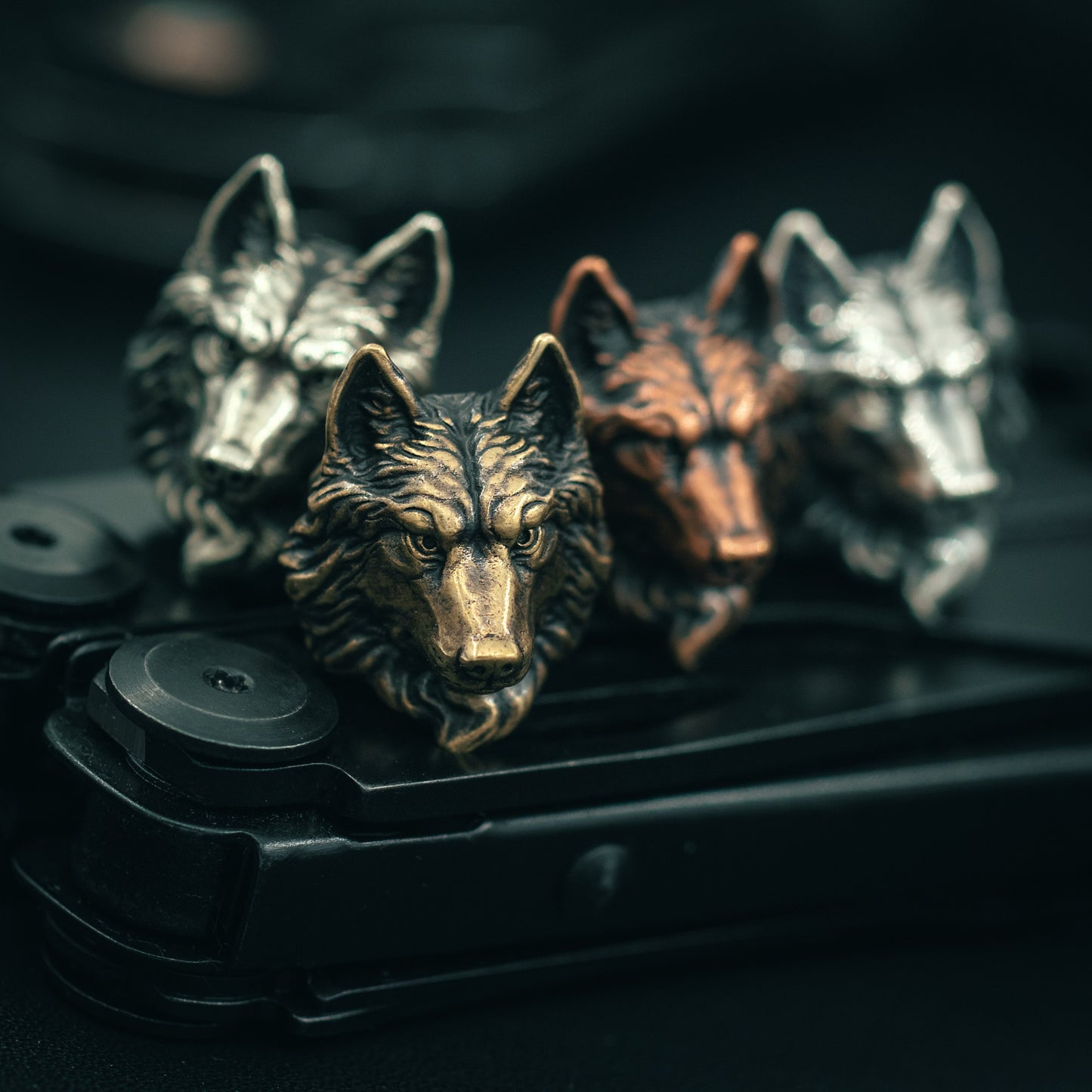 Wolf Paracord Bead