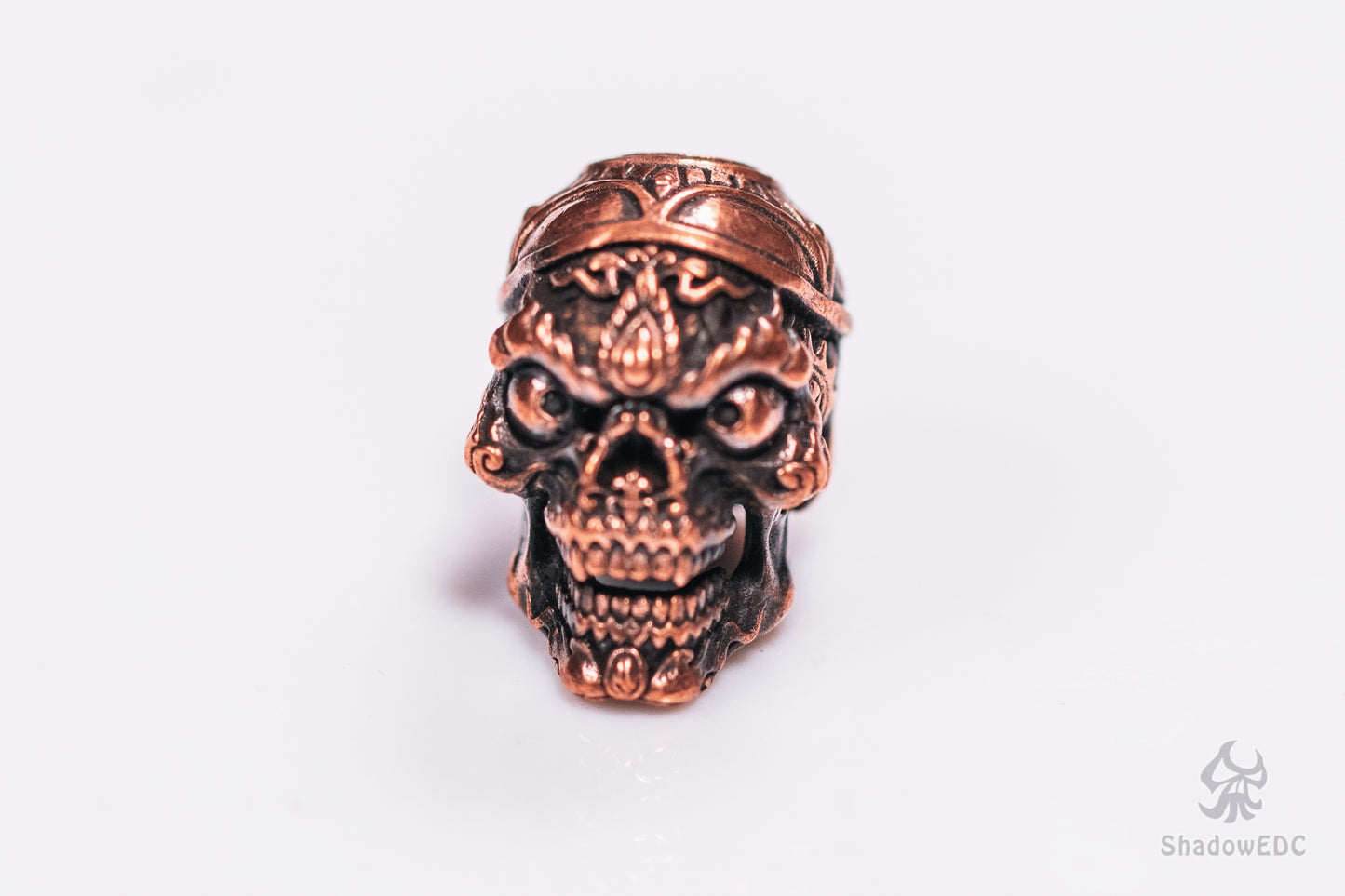 Kapala skull Paracord Bead for Knife, lanyard Pendants,custom beads,550 Paracord, Bracelet beads, and EDC Gears, ShadowEDC DIY Outdoor Survival Tool Accessories