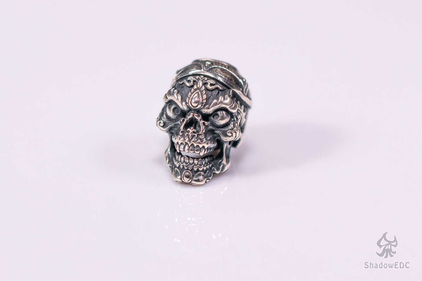 Kapala skull Paracord Bead for Knife, lanyard Pendants,custom beads,550 Paracord, Bracelet beads, and EDC Gears, ShadowEDC DIY Outdoor Survival Tool Accessories