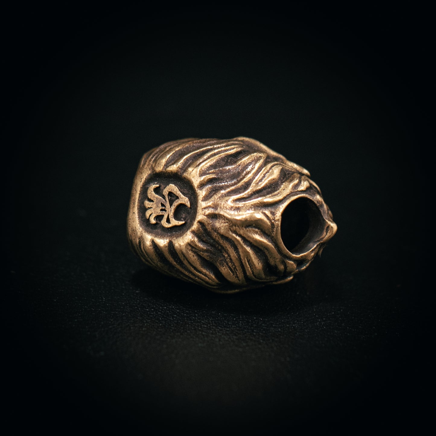 Lion Head Paracord Bead for Knife, lanyard Pendants,custom beads,550 Paracord, Bracelet beads, and EDC Gears, ShadowEDC DIY Outdoor Survival Tool Accessories
