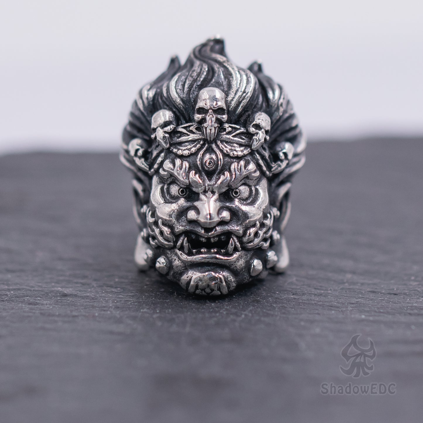 Mahakala Paracord Bead for Knife, lanyard Pendants,custom beads,550 Paracord, Bracelet beads, and EDC Gears, ShadowEDC DIY Outdoor Survival Tool Accessories