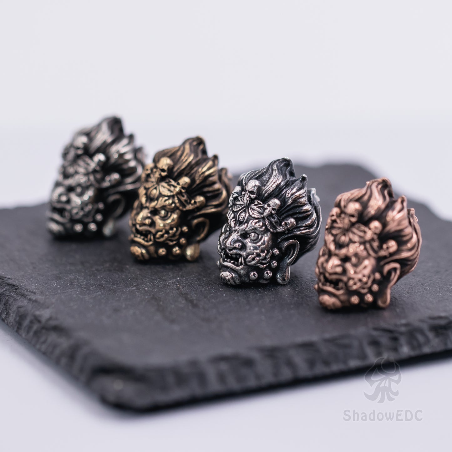 Mahakala Paracord Bead for Knife, lanyard Pendants,custom beads,550 Paracord, Bracelet beads, and EDC Gears, ShadowEDC DIY Outdoor Survival Tool Accessories