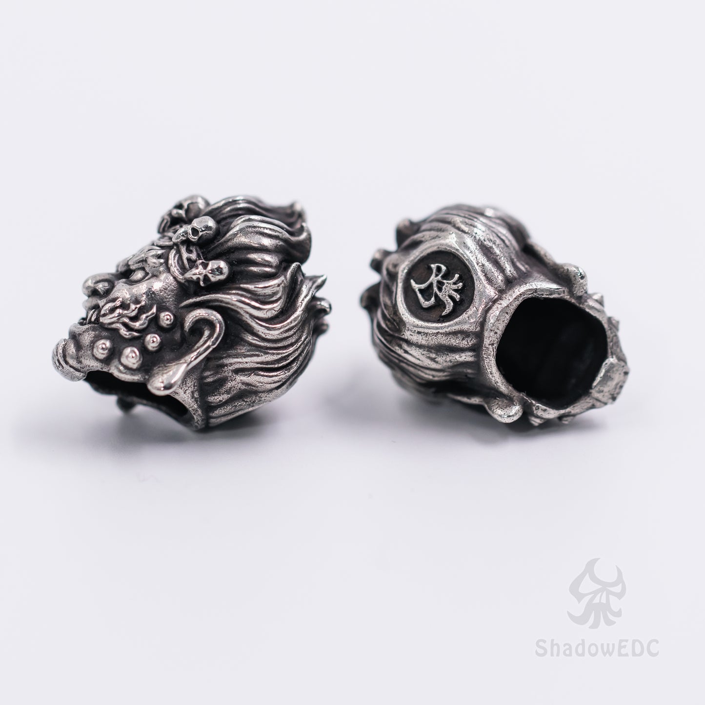 Mahakala Paracord Bead for Knife, lanyard Pendants,custom beads,550 Paracord, Bracelet beads, and EDC Gears, ShadowEDC DIY Outdoor Survival Tool Accessories