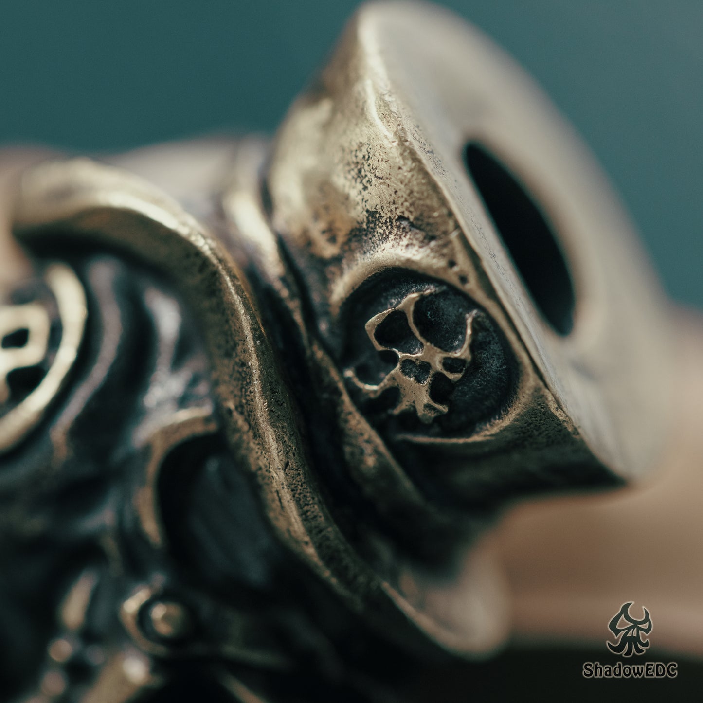Plague Doctor Schnabel Steampunk Paracord Bead for Knife, lanyard Pendants,custom beads,550 Paracord, Bracelet beads, and EDC Gears, ShadowEDC DIY Outdoor Survival Tool Accessories