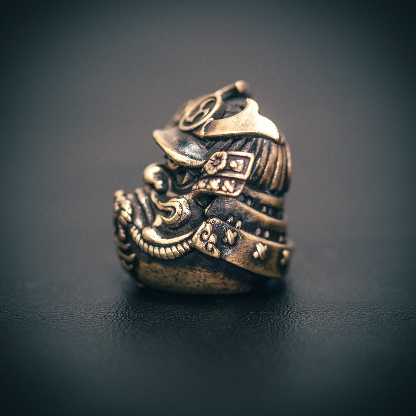 Samurai Daruma Paracord Bead for Knife, lanyard Pendants,custom beads,550 Paracord, Bracelet beads, and EDC Gears, ShadowEDC DIY Outdoor Survival Tool Accessories