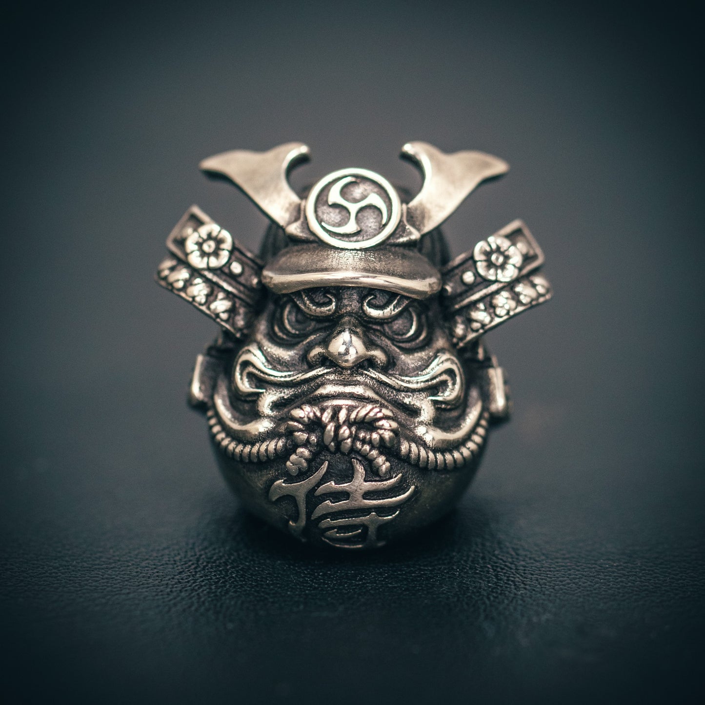 Samurai Daruma Paracord Bead for Knife, lanyard Pendants,custom beads,550 Paracord, Bracelet beads, and EDC Gears, ShadowEDC DIY Outdoor Survival Tool Accessories